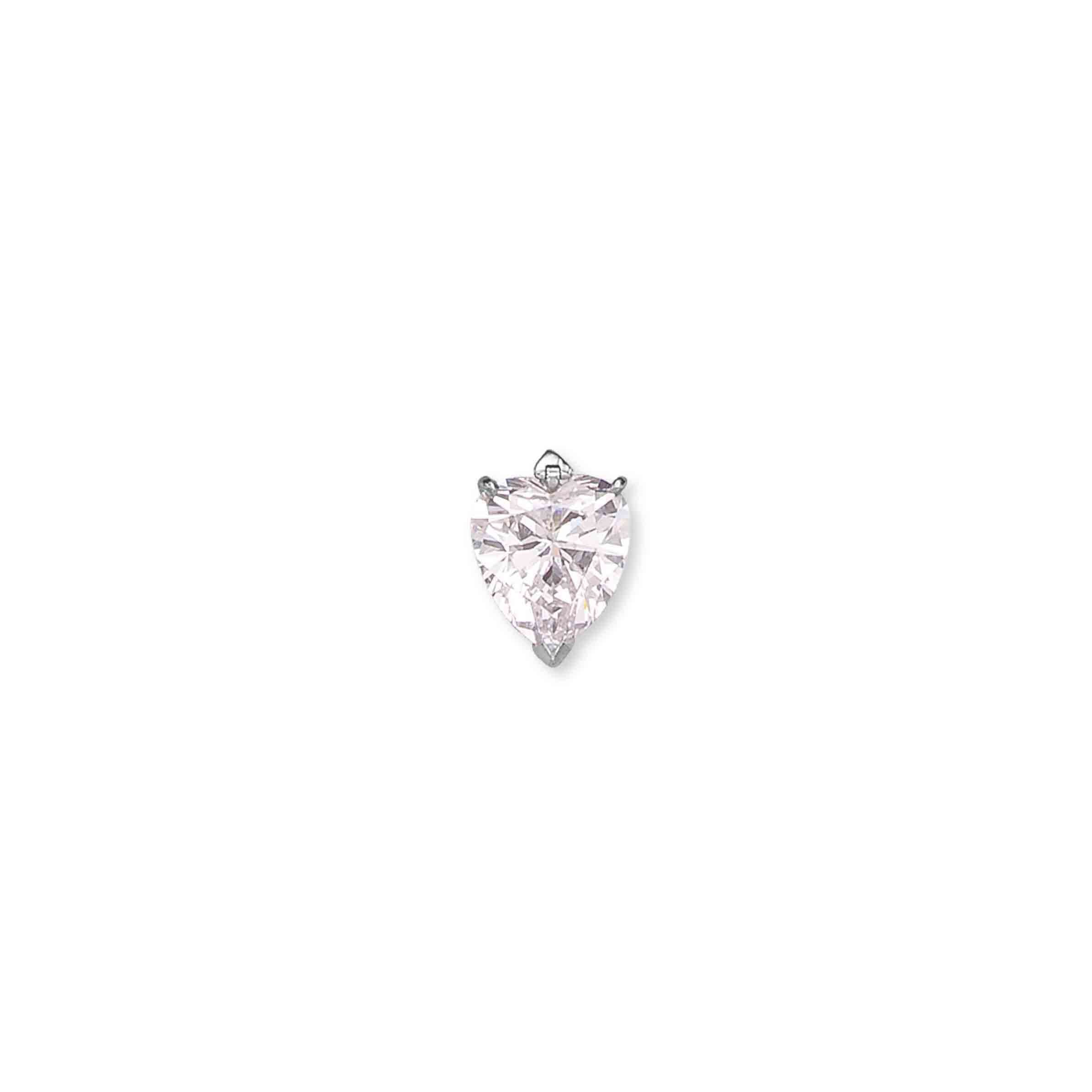 A COLOURED DIAMOND PENDANT