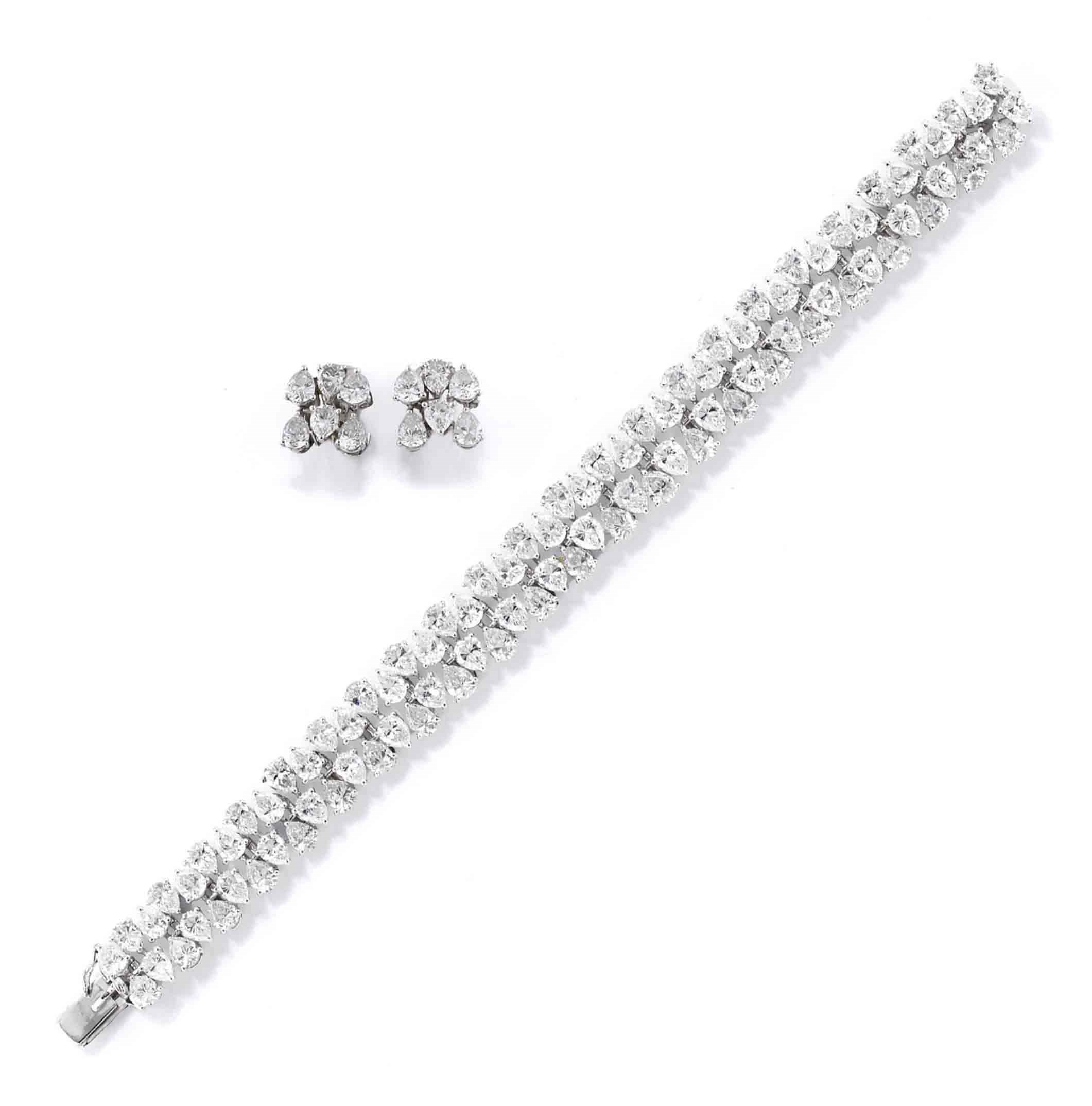 DEMI PARURE IN DIAMANTI