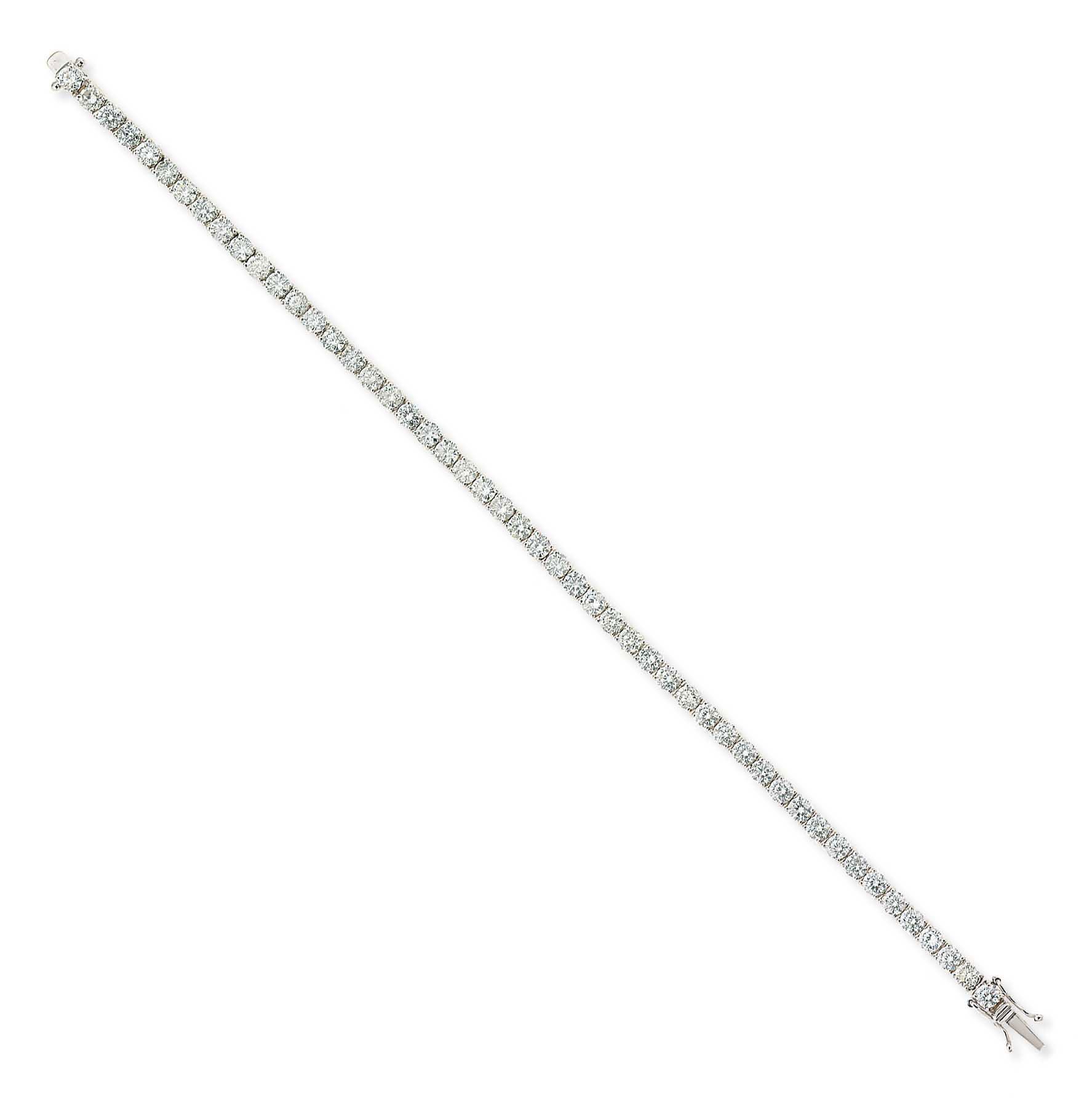 A diamond bracelet