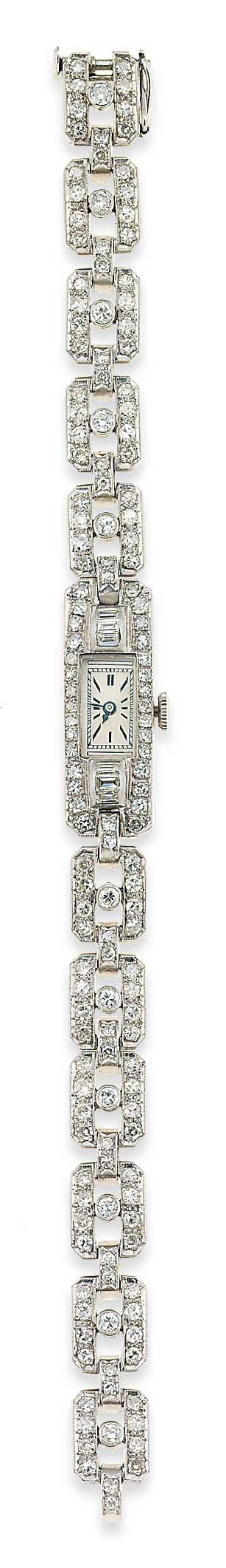 A diamond cocktail watch