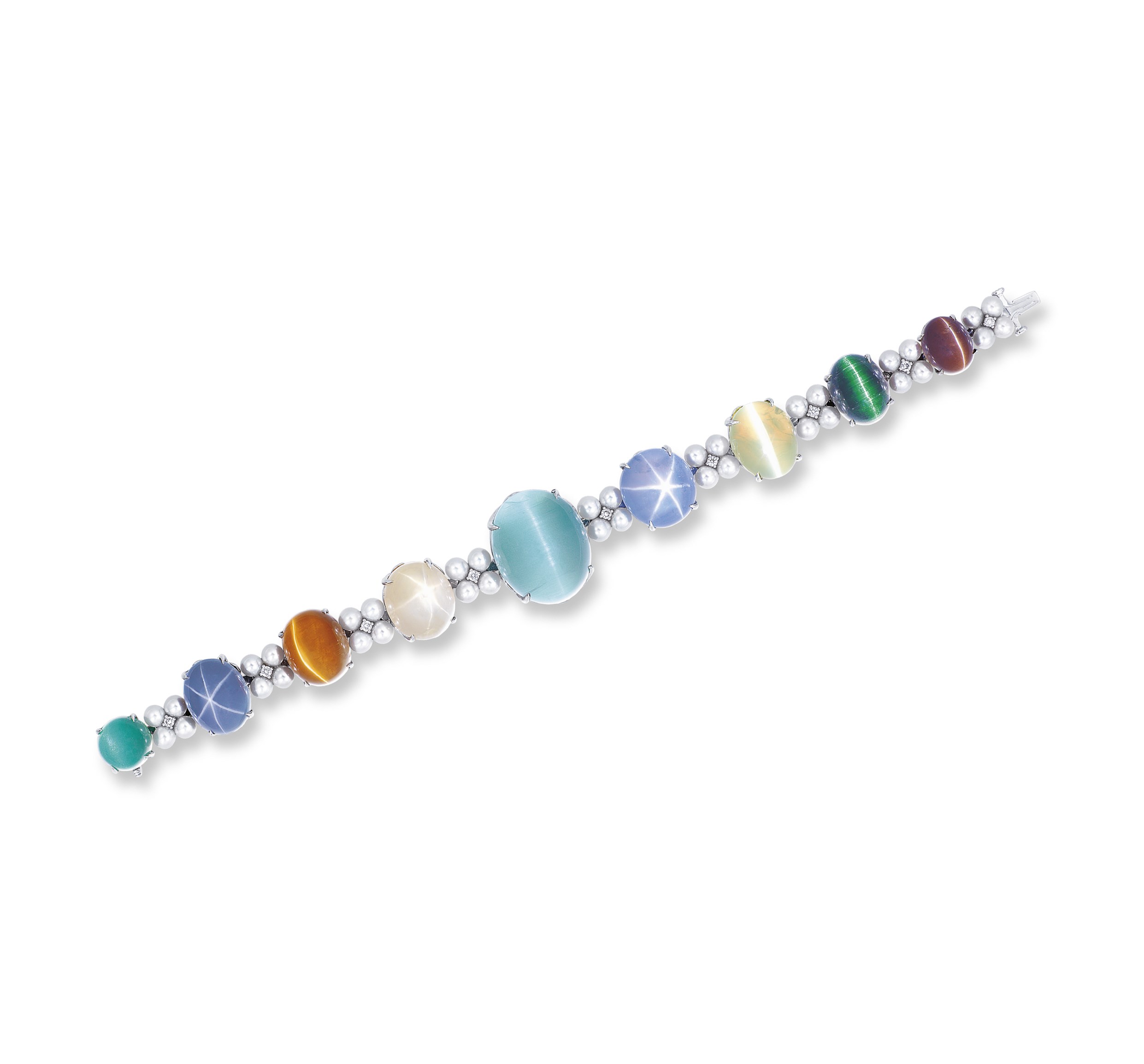 A MULTI-GEM BRACELET