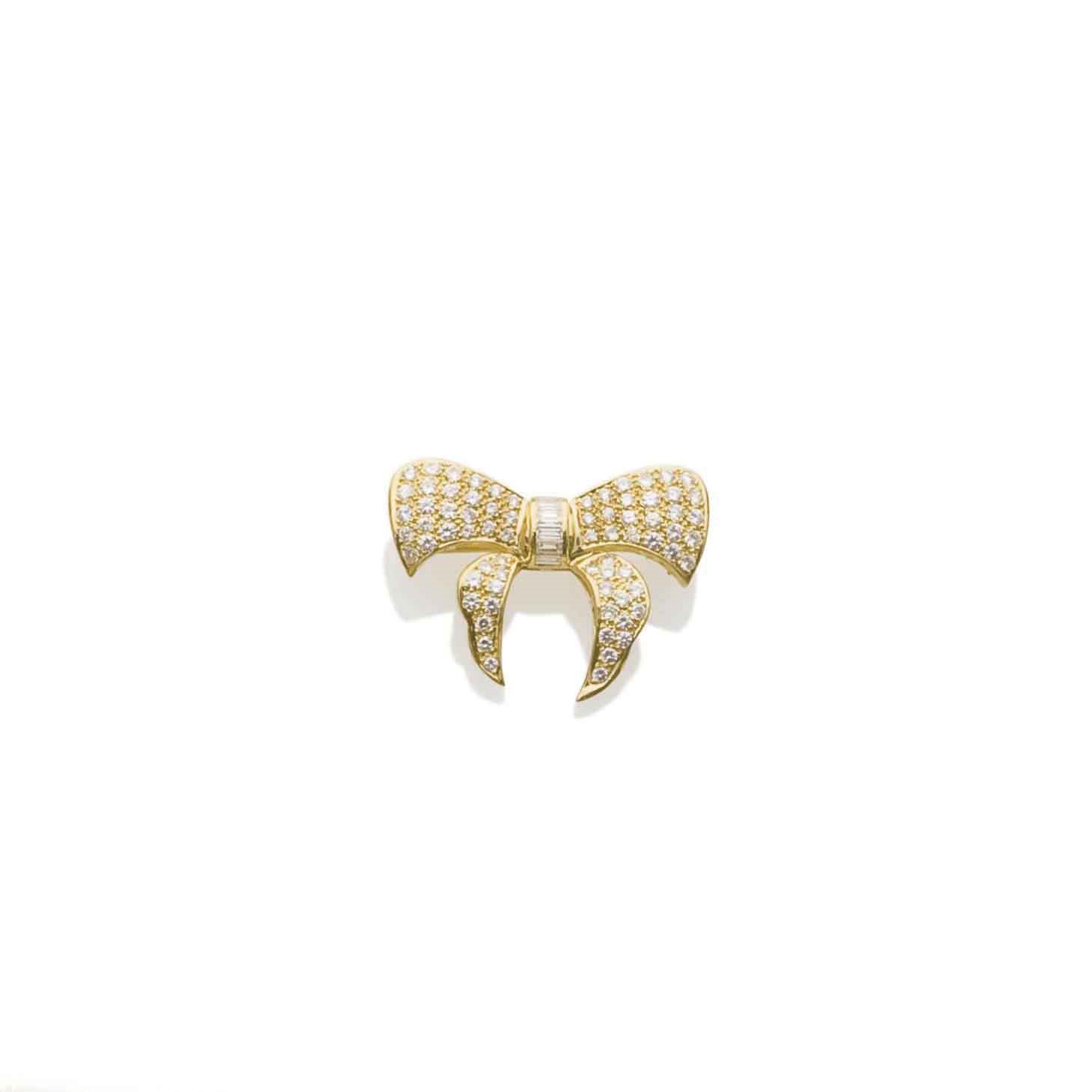 BROCHE DIAMANTS