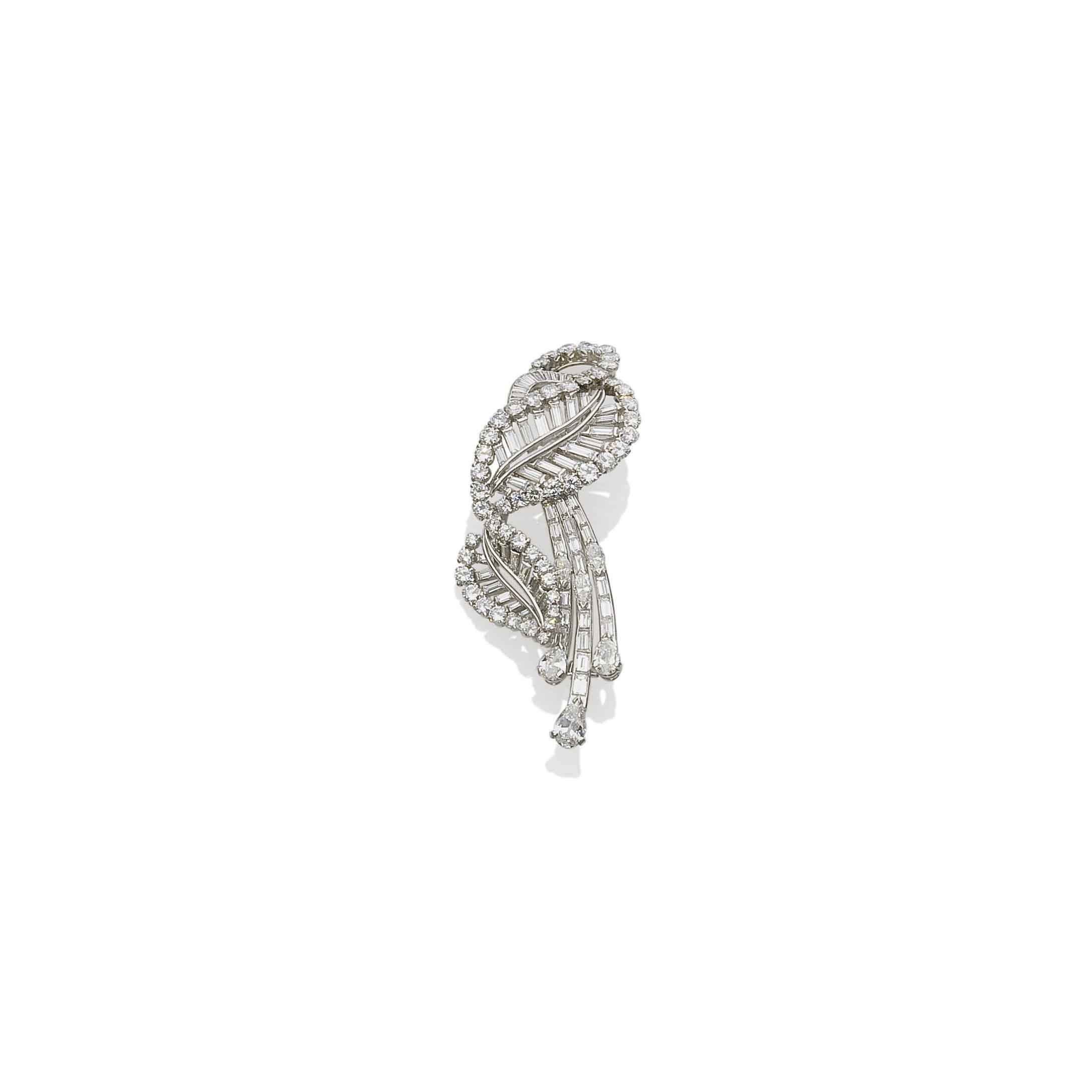 BROCHE DIAMANTS