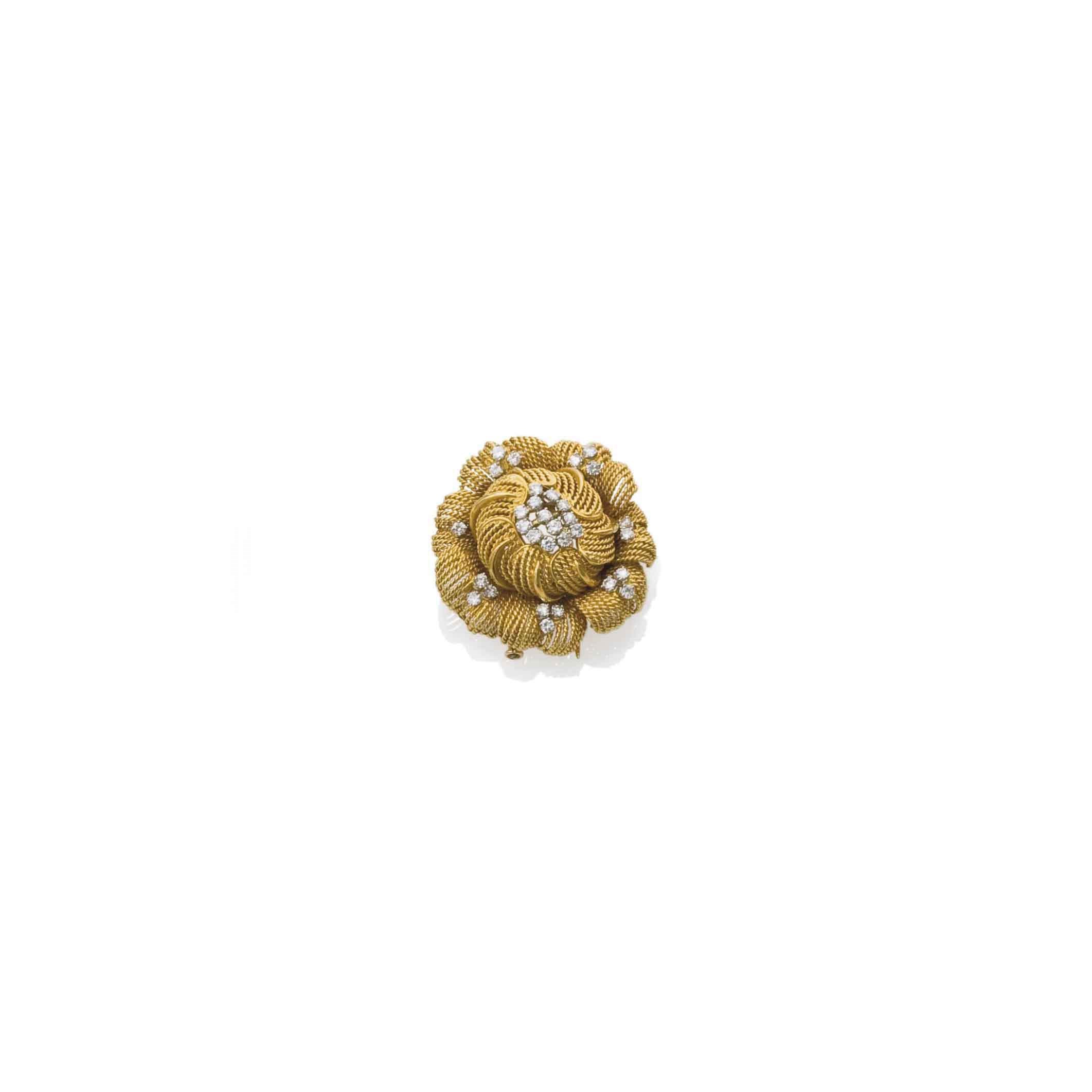 BROCHE DIAMANTS