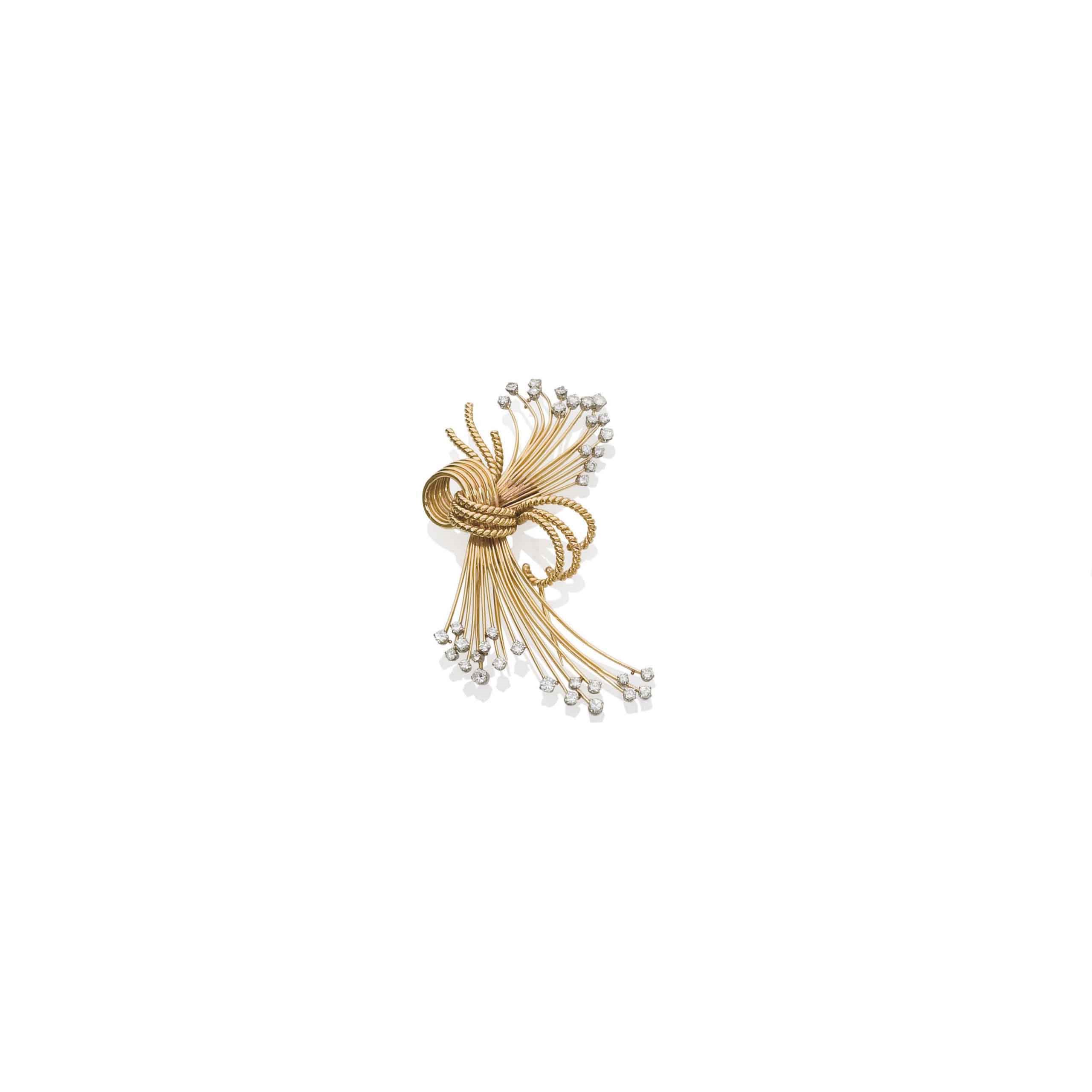 BROCHE DIAMANTS