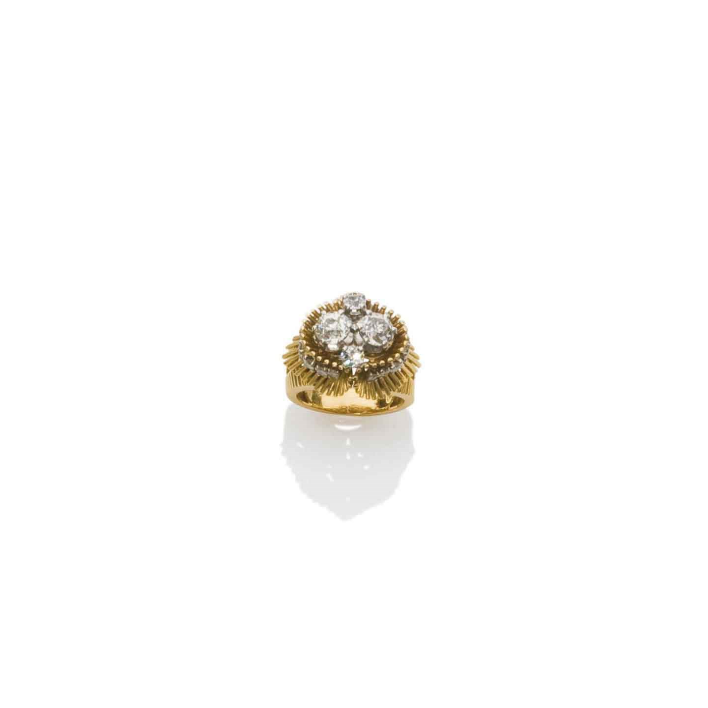 BAGUE RETRO DIAMANTS