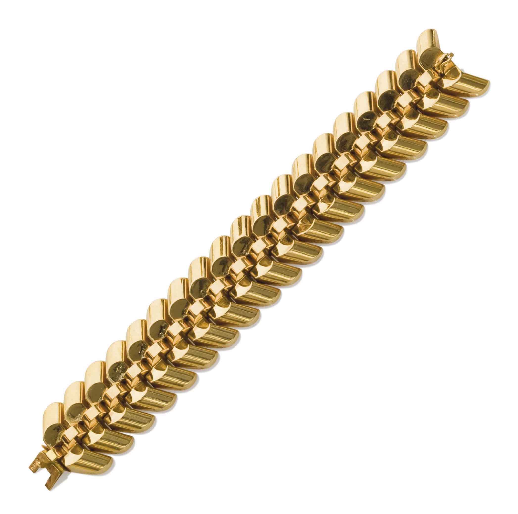 BRACELET RETRO OR