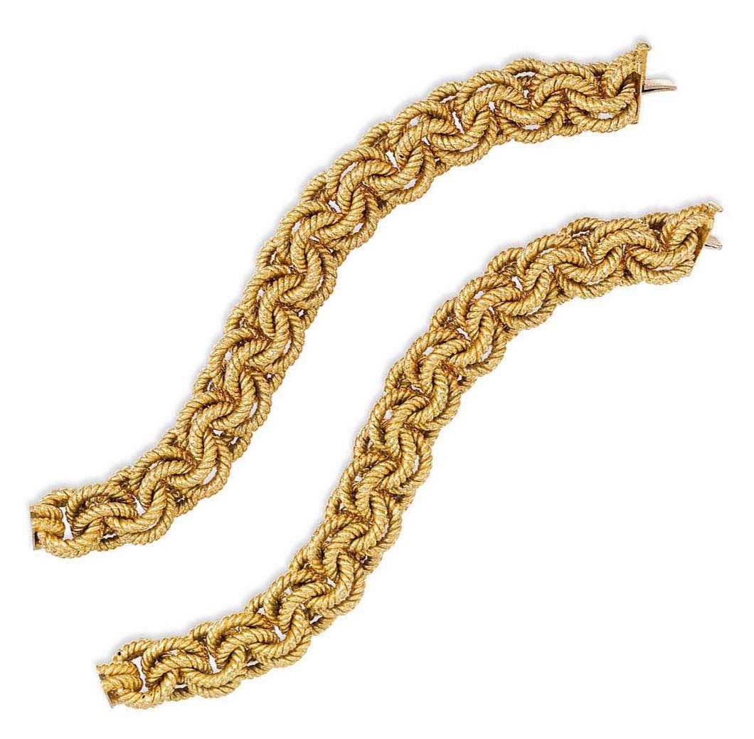 A PAIR OF BRACELETS