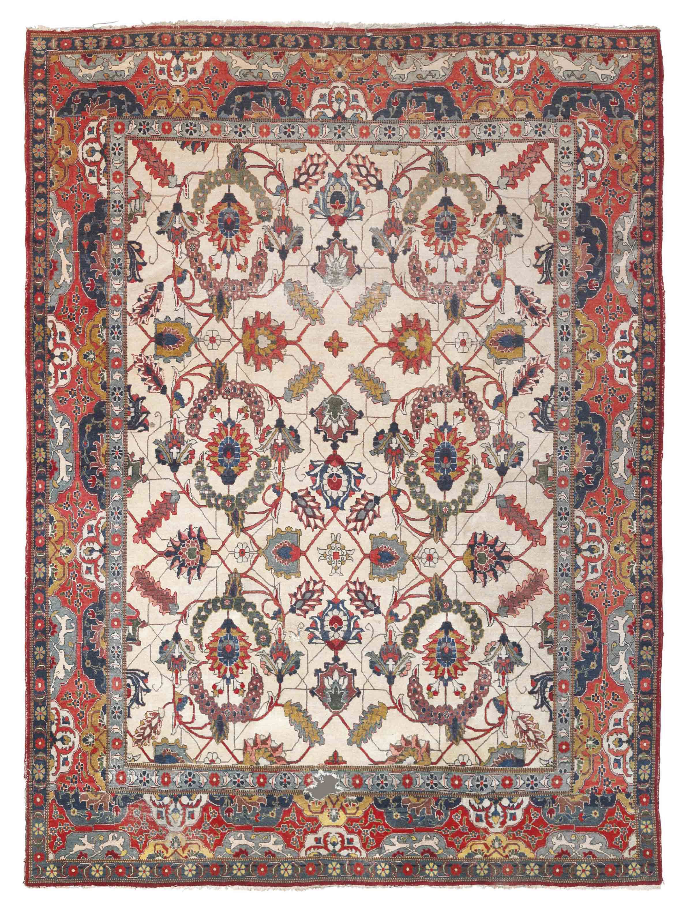 A Tabriz carpet