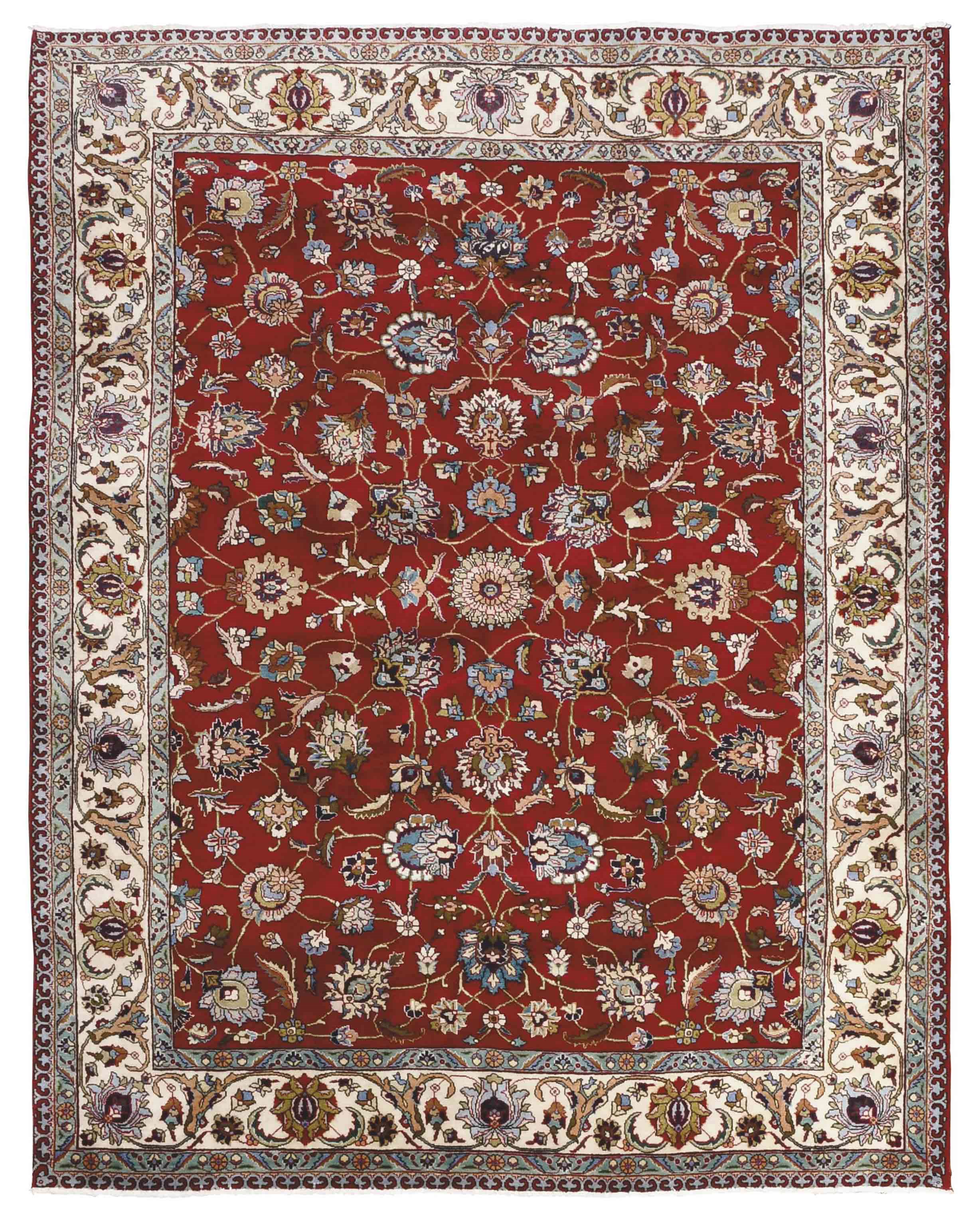 A Tabriz carpet