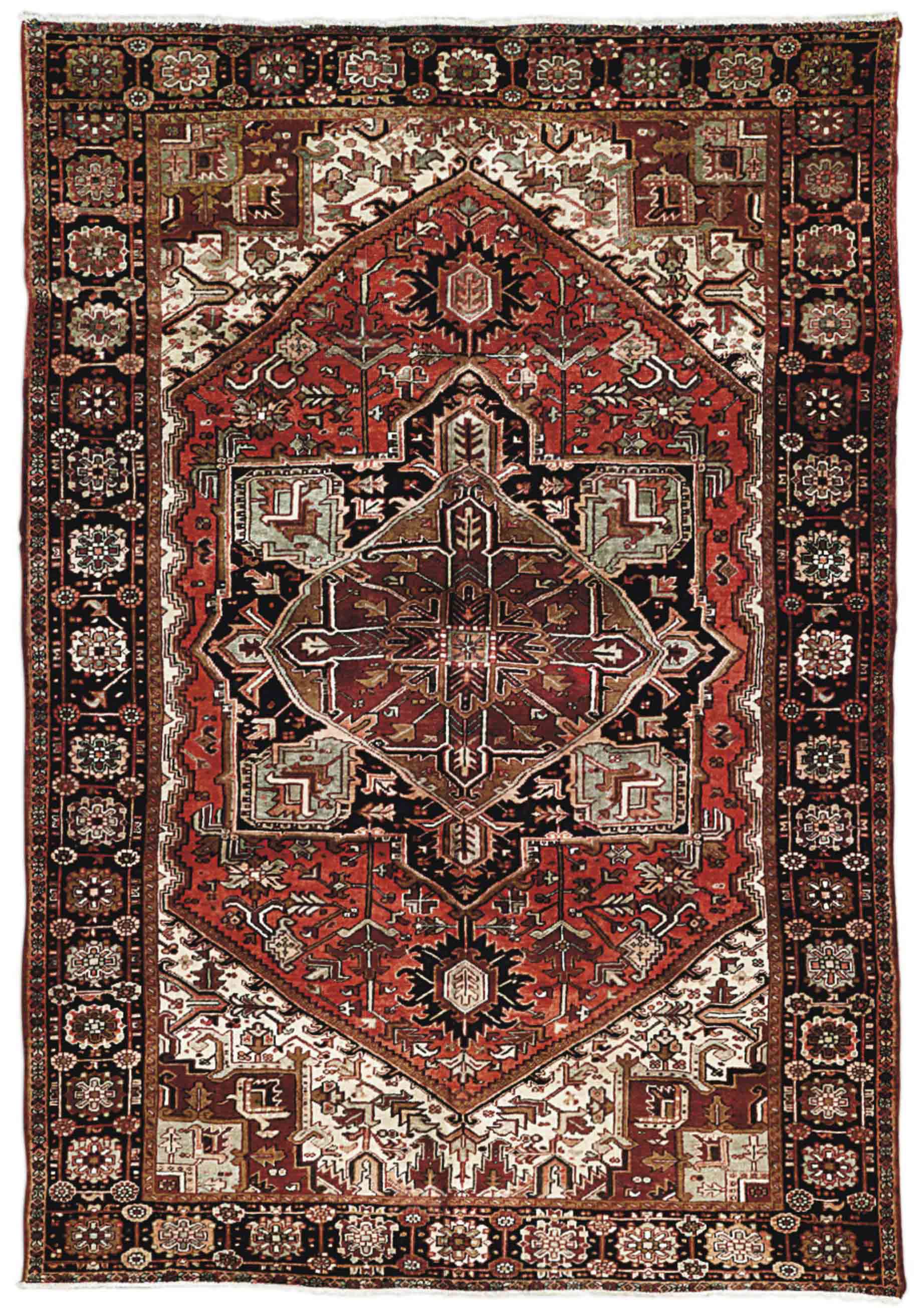 A Heriz carpet