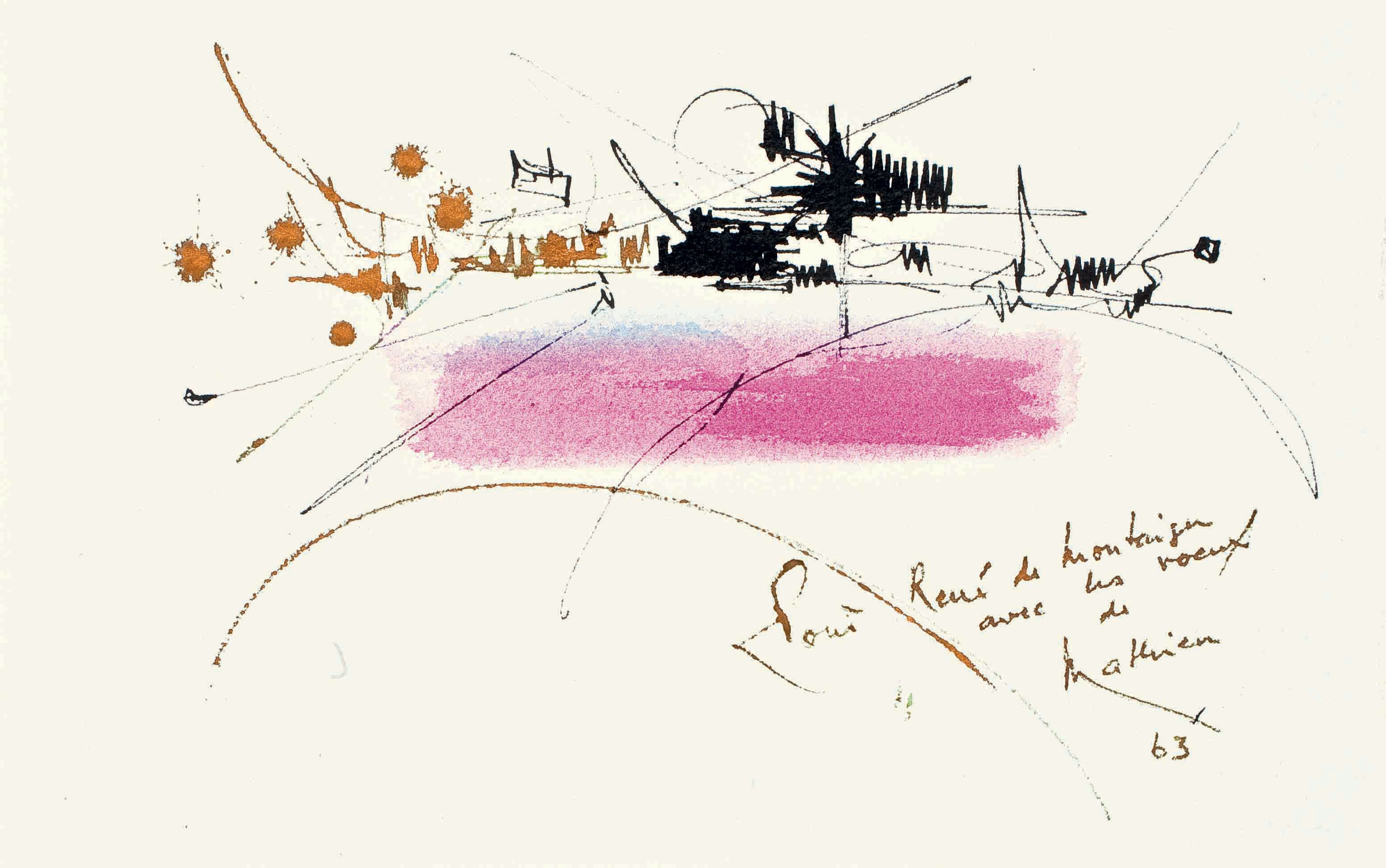 GEORGES MATHIEU (b. 1921)