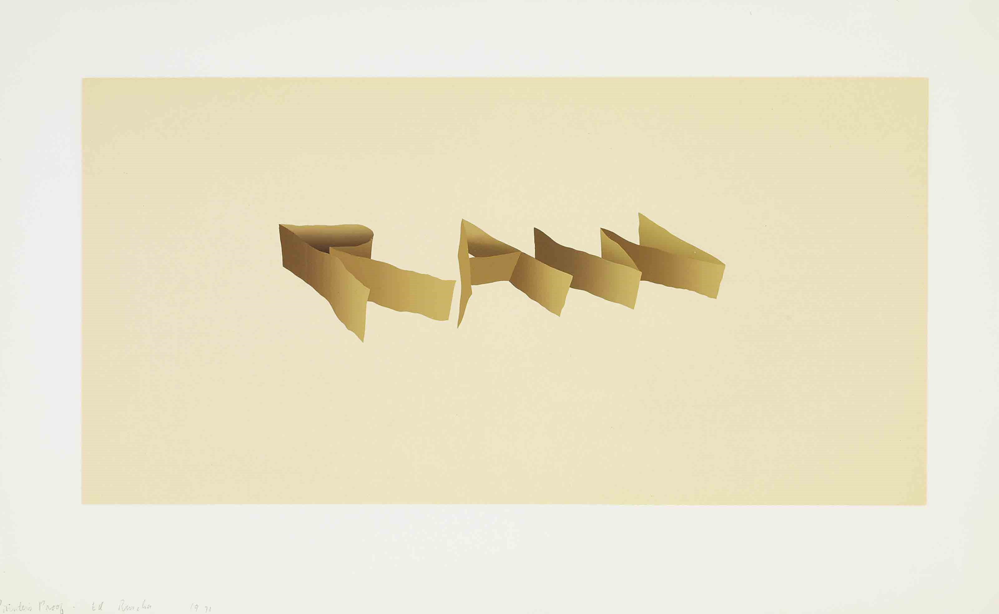ED RUSCHA (B. 1937)