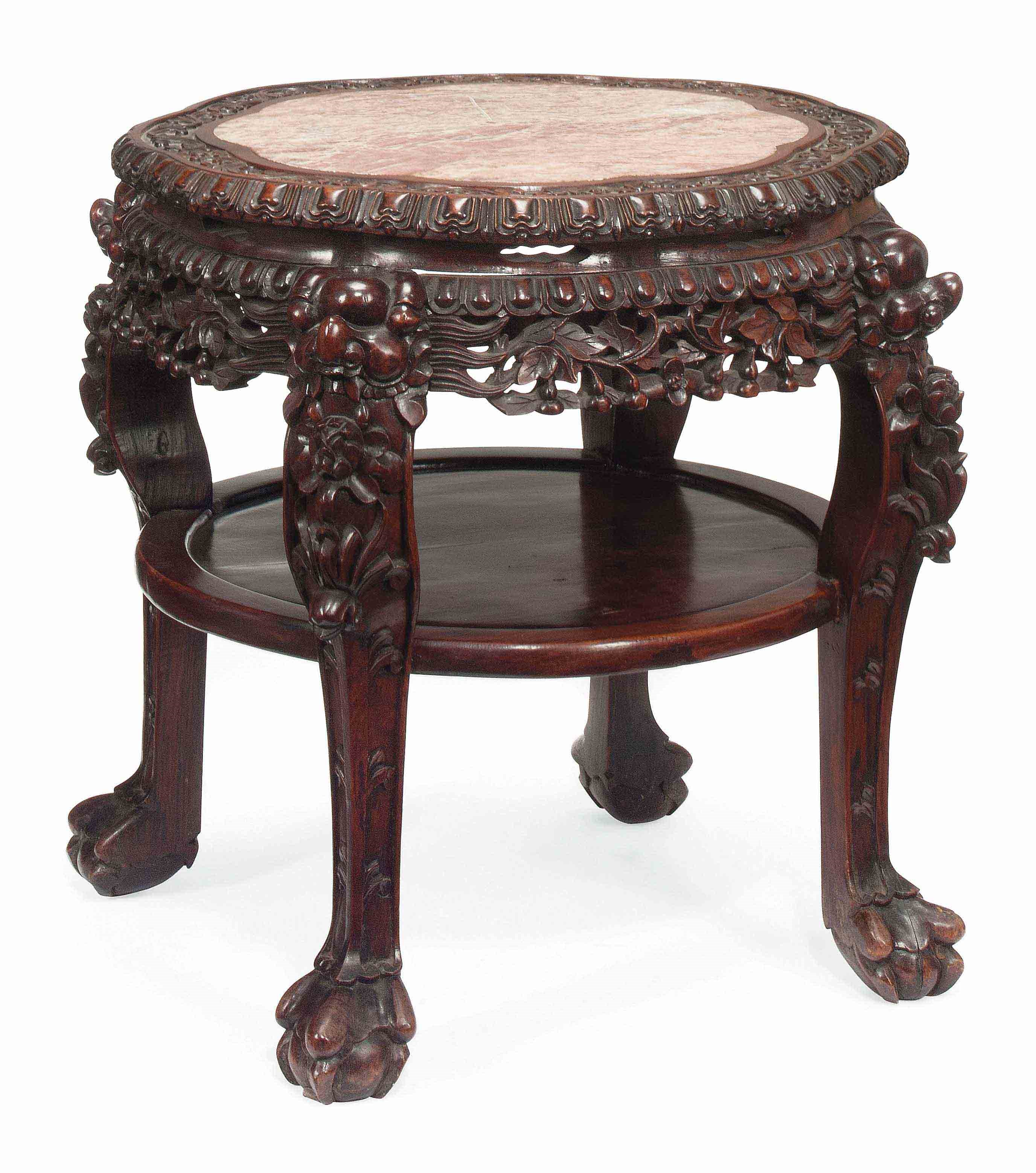 A CHINESE HARDWOOD STAND