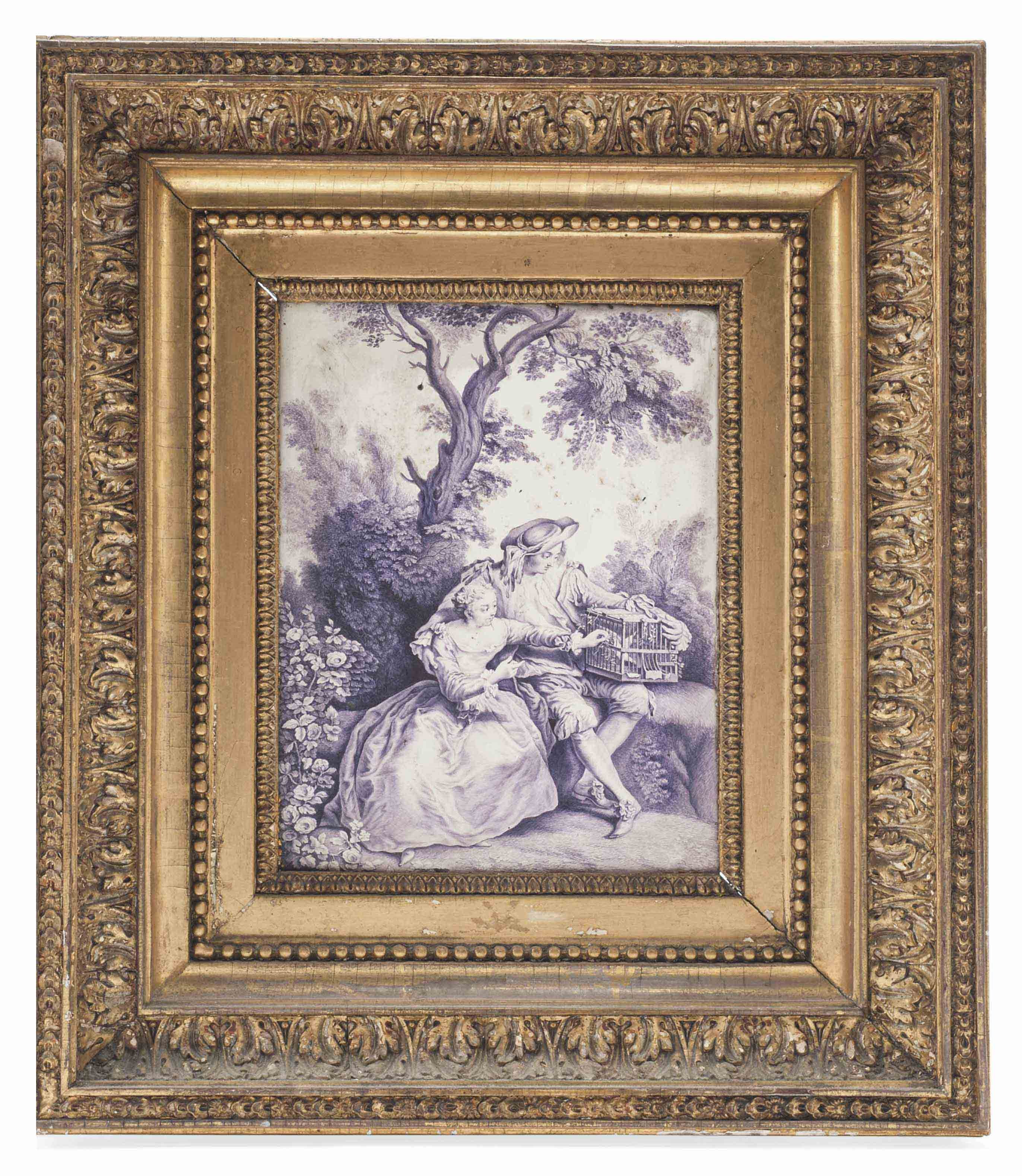 PLAQUE EN FAIENCE