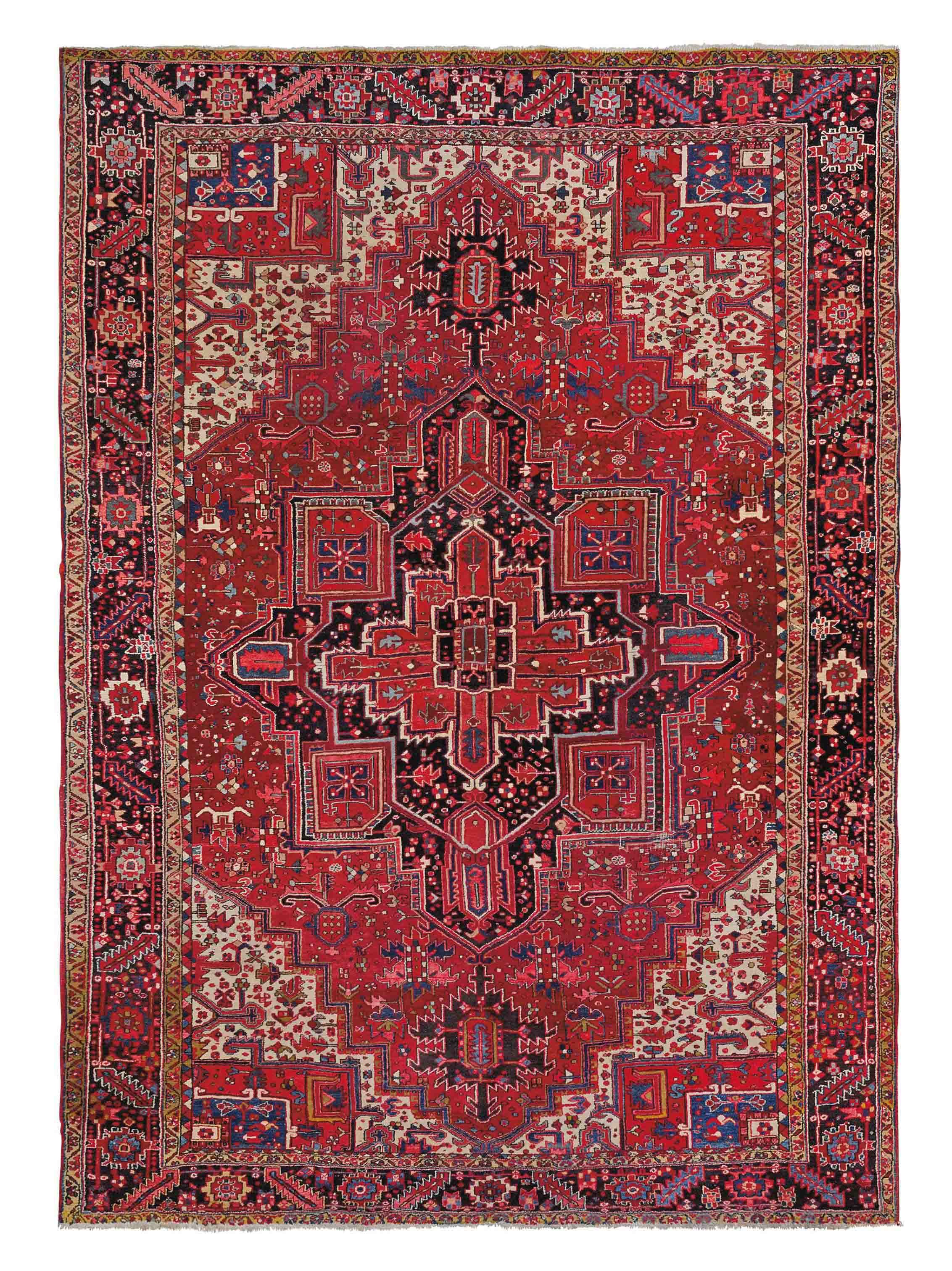 A Heriz carpet