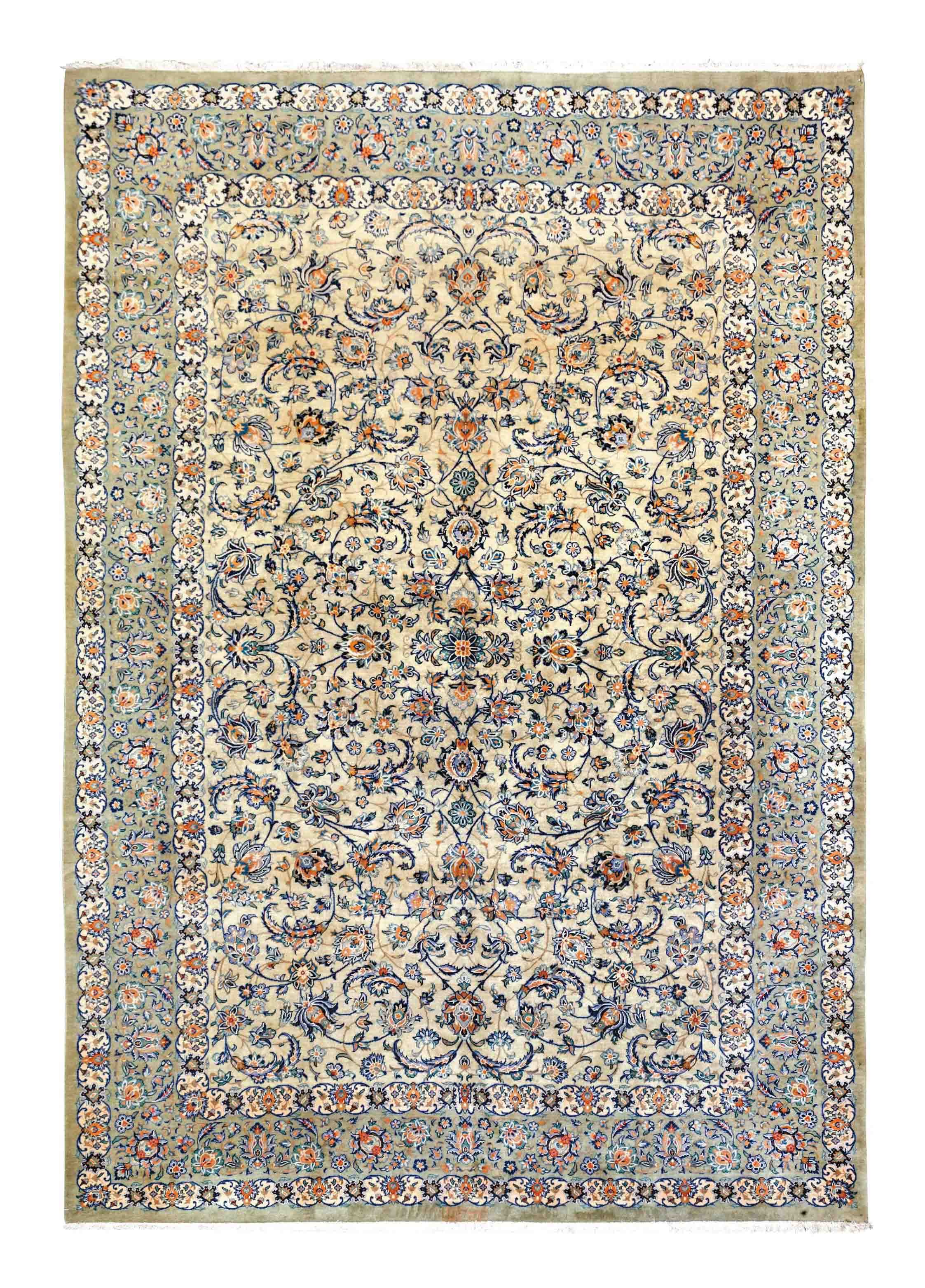 A fine Kashan carpet