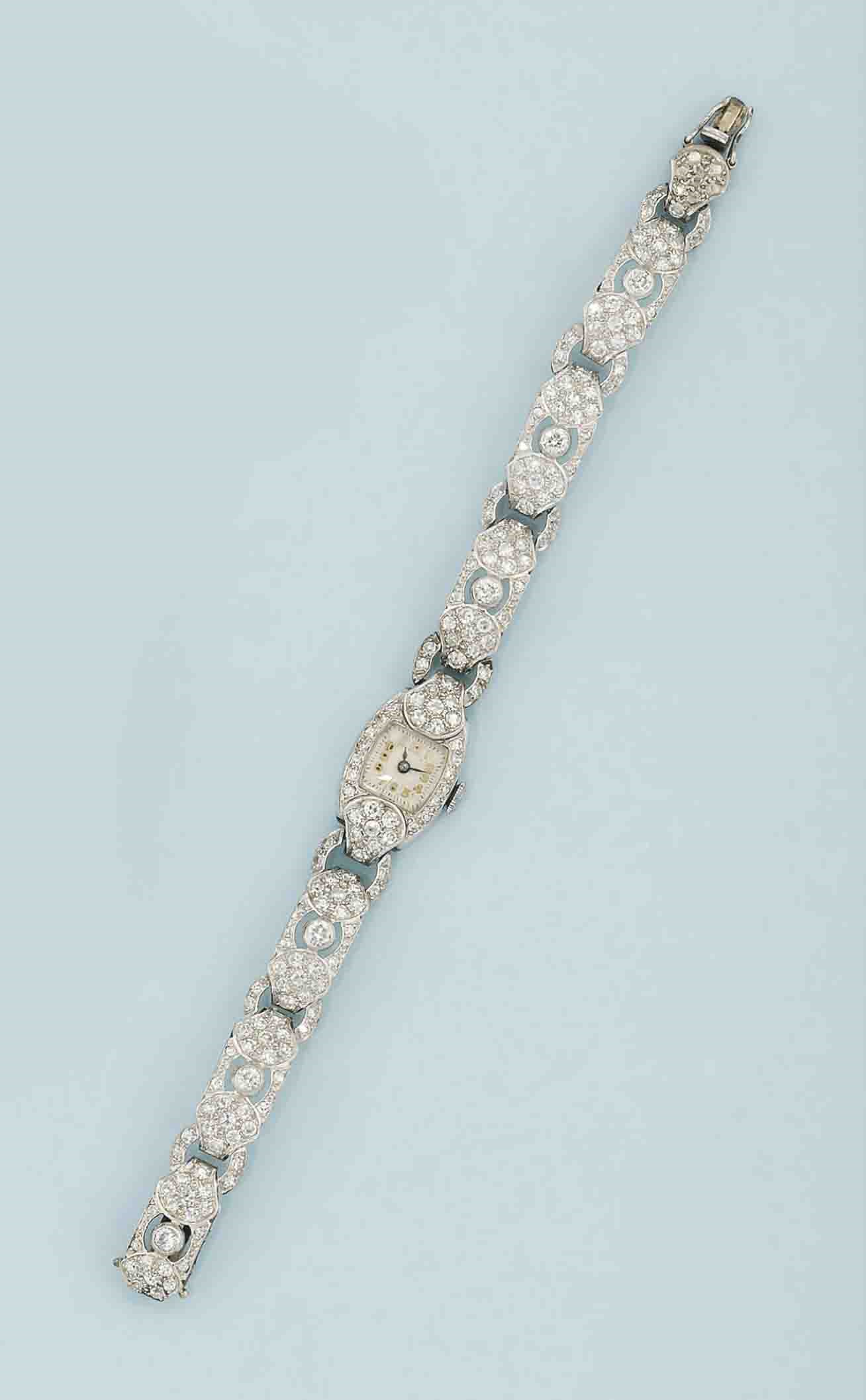 A diamond cocktail watch