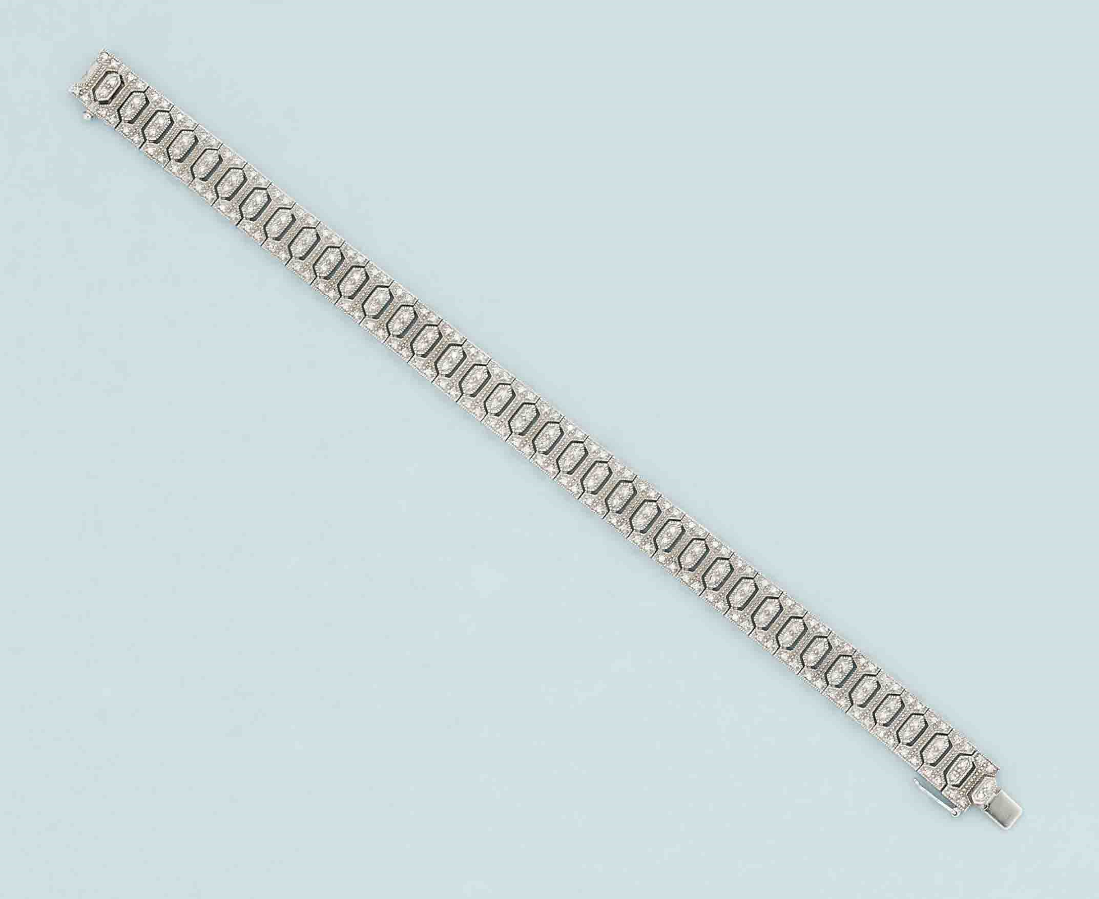 A diamond bracelet