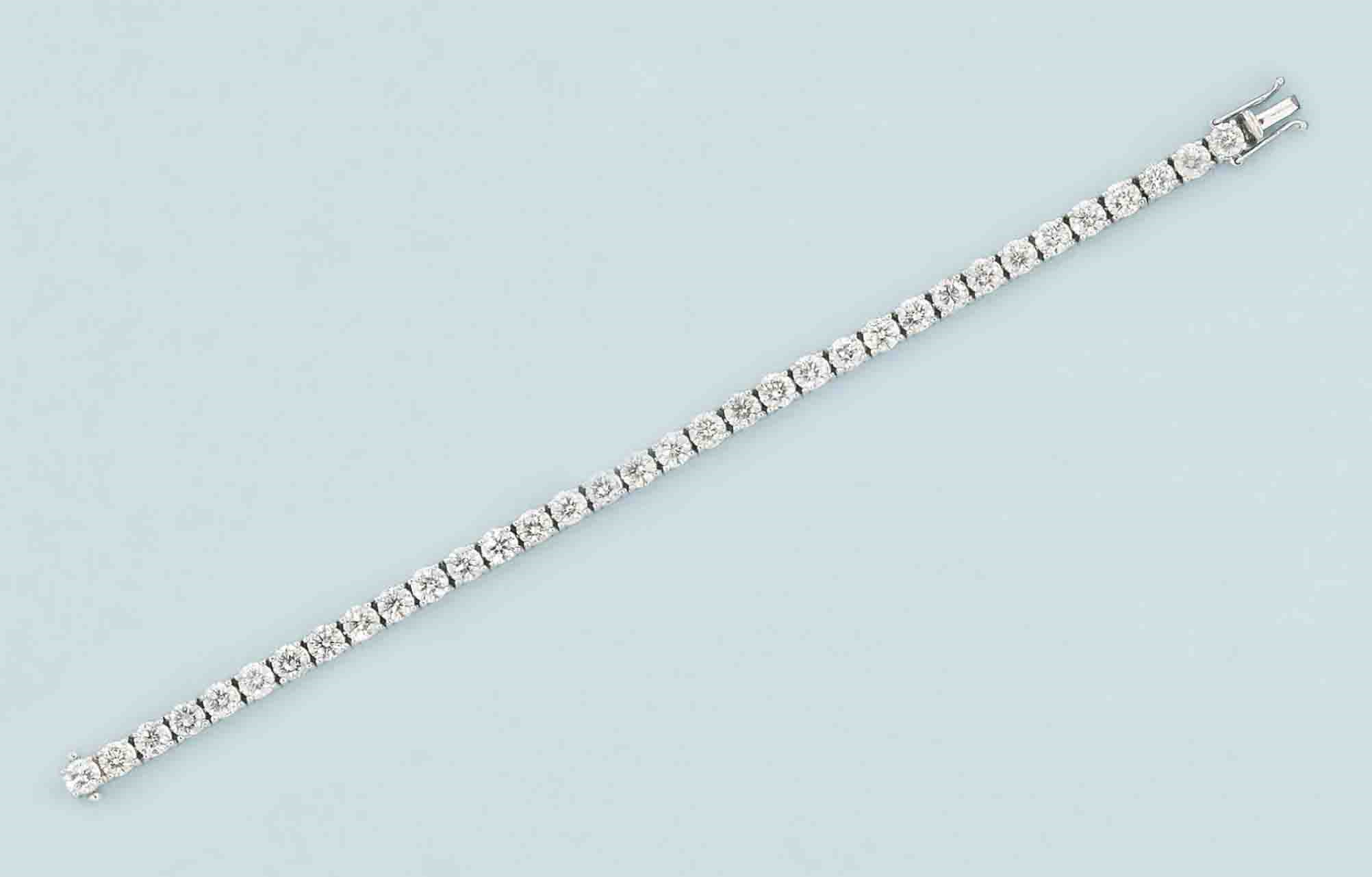 A diamond bracelet