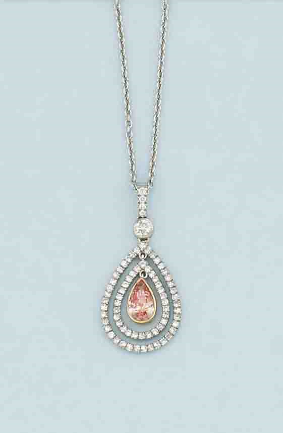 A diamond necklace
