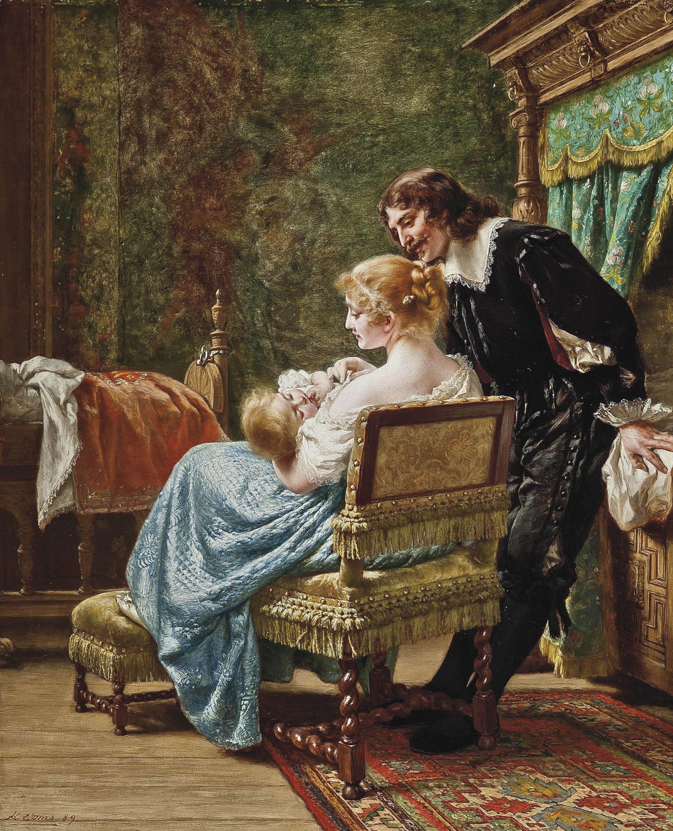 Karel Ooms (Belgian, 1845-1900)