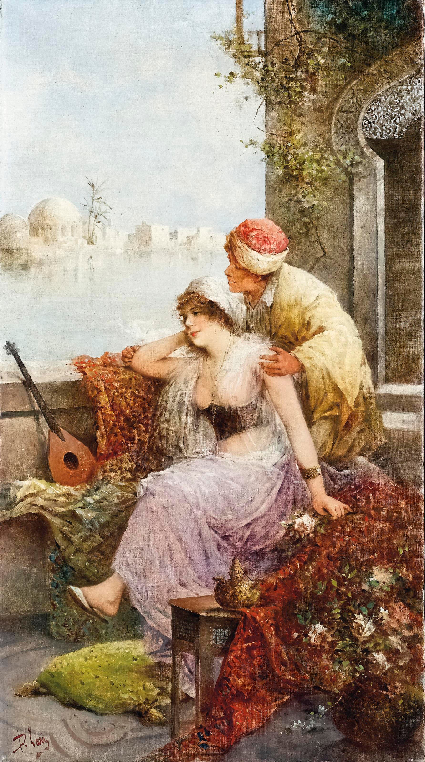P. LARI (ECOLE ITALIENNE DU XIXEME SIECLE)