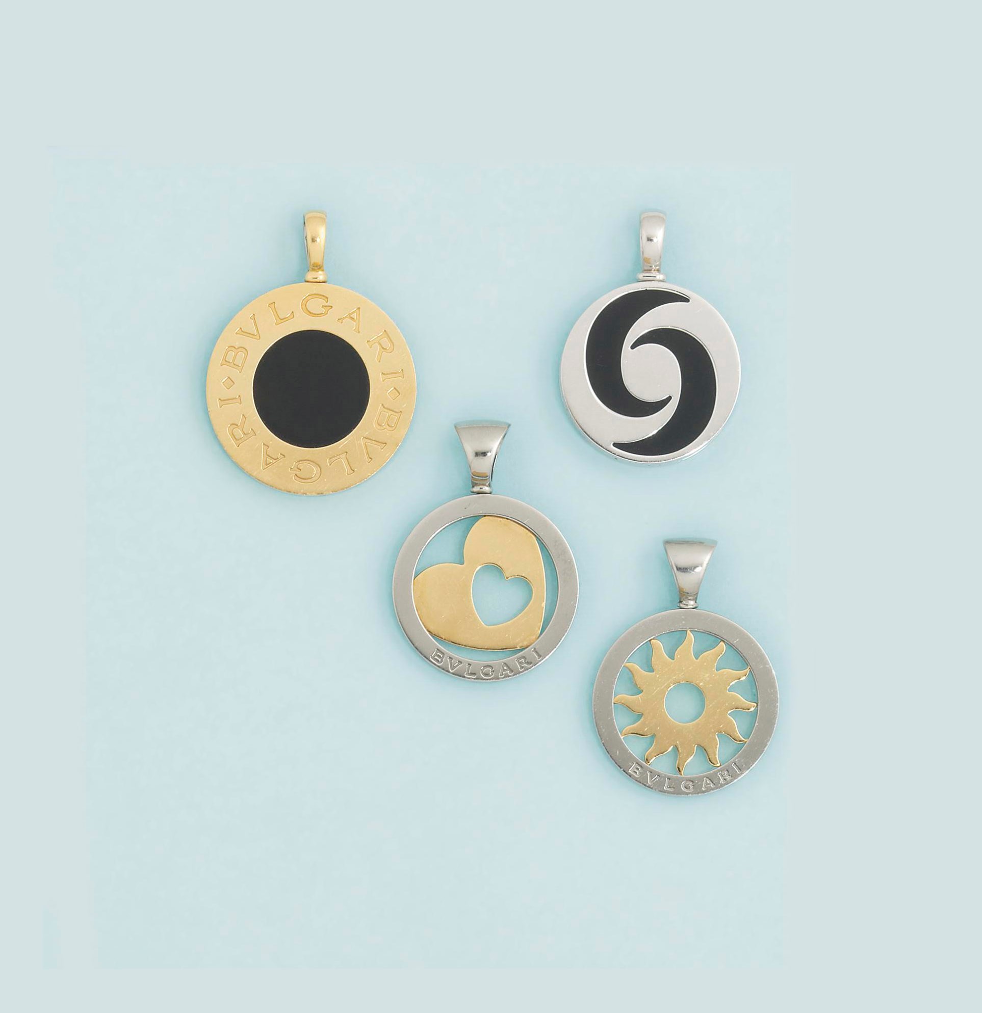 Four pendants, by Bulgari