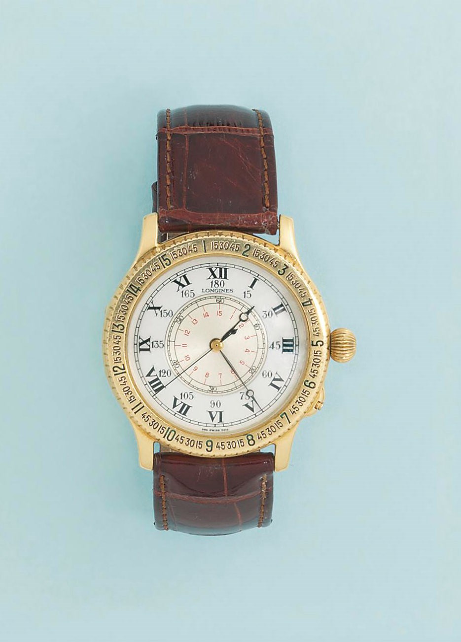 An automatic "Hour Angle" Aviator's wristwatch, by Longines