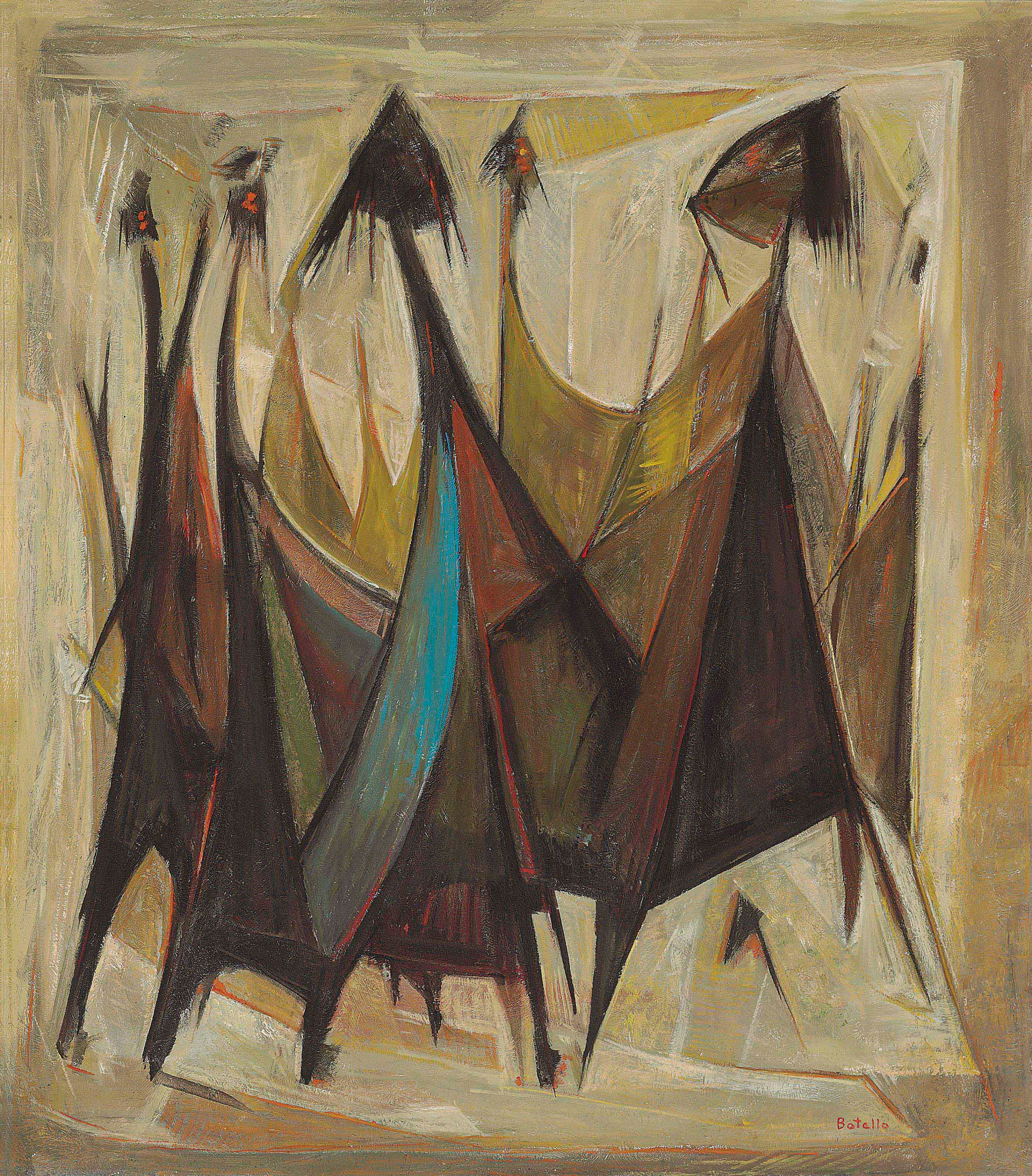 Angel Botello (Spanish/Puerto Rican 1913-1986)