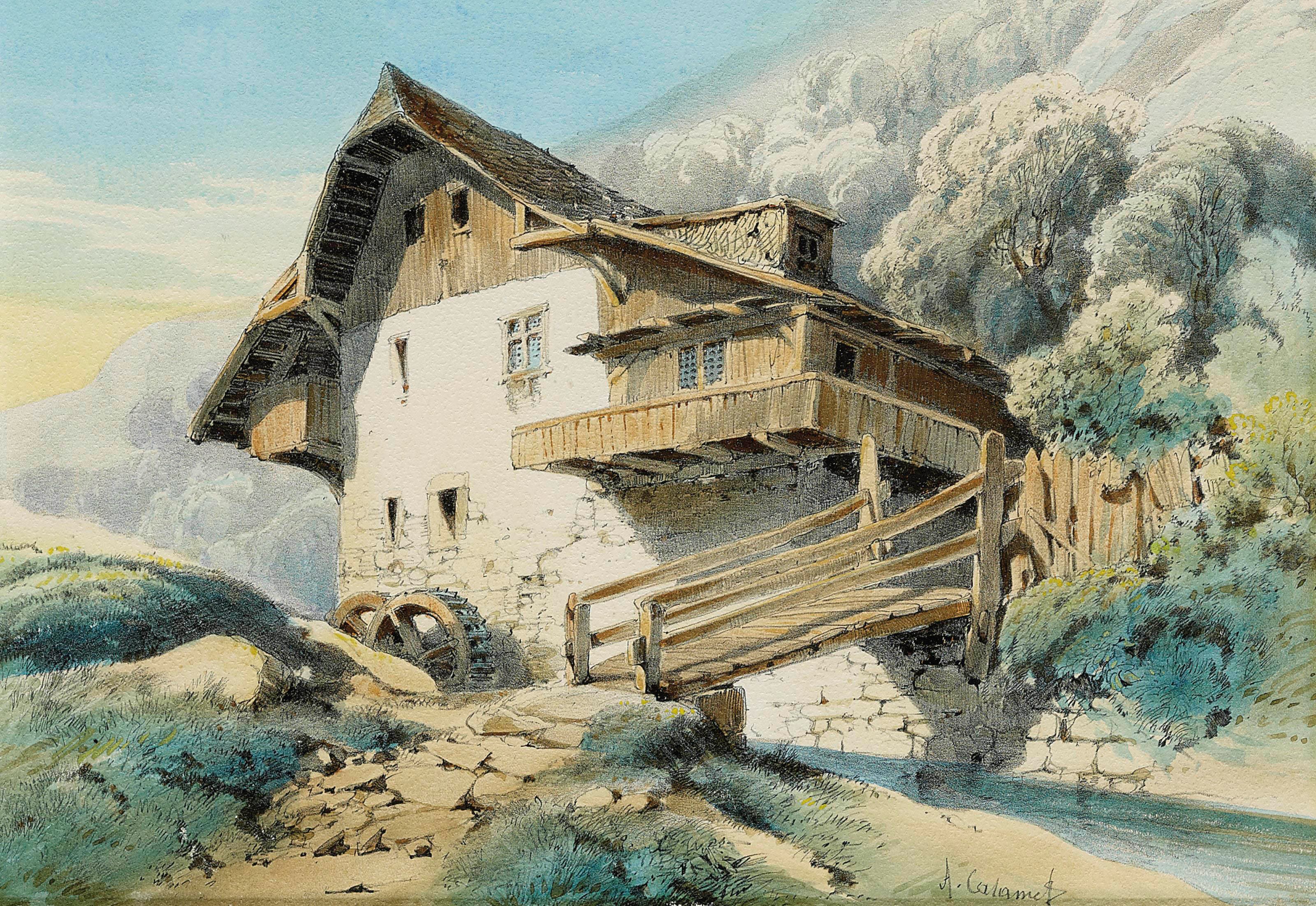 ALEXANDRE CALAME (1810-1864) (zugeschrieben)