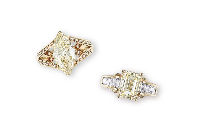 TWO DIAMOND RINGS