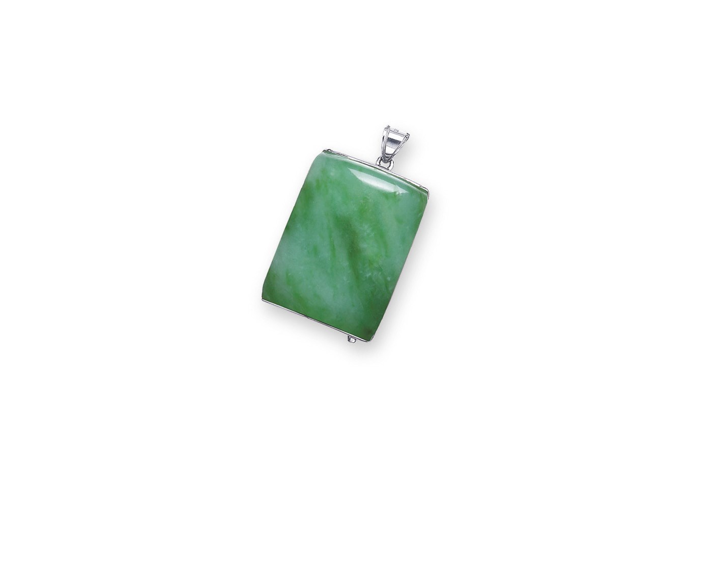 A JADEITE BROOCH/PENDANT