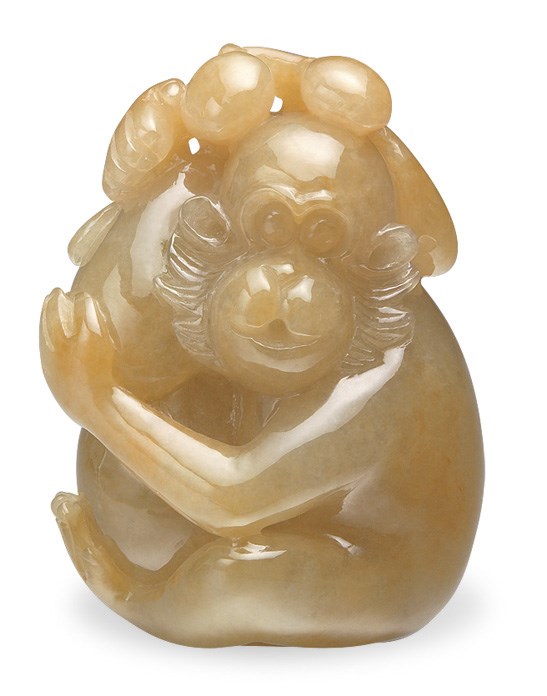 A JADEITE CARVING