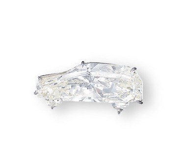 A DIAMOND 'CAR' PIN