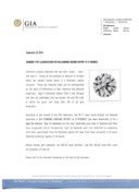 AN UNMOUNTED DIAMOND