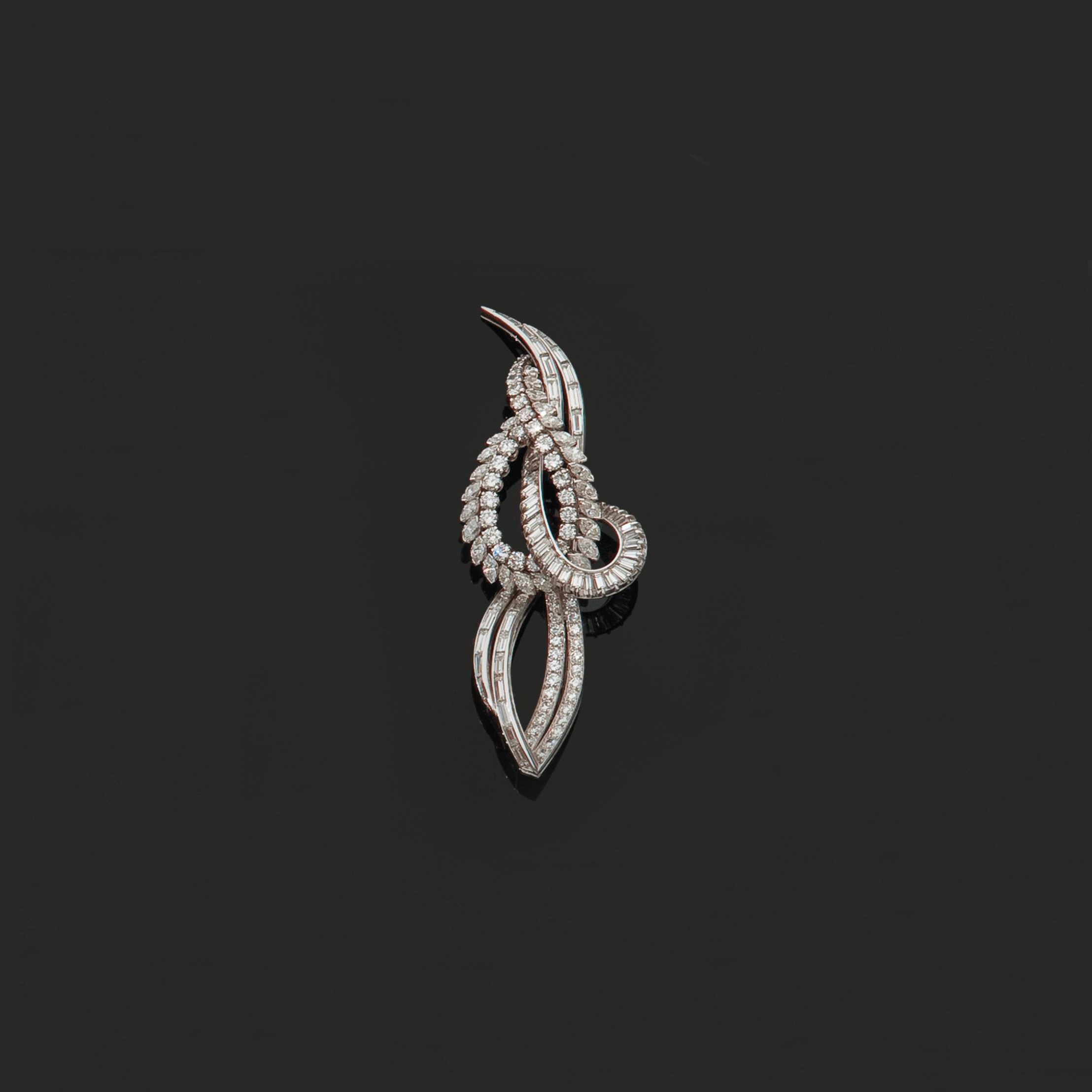 BROCHE DIAMANTS
