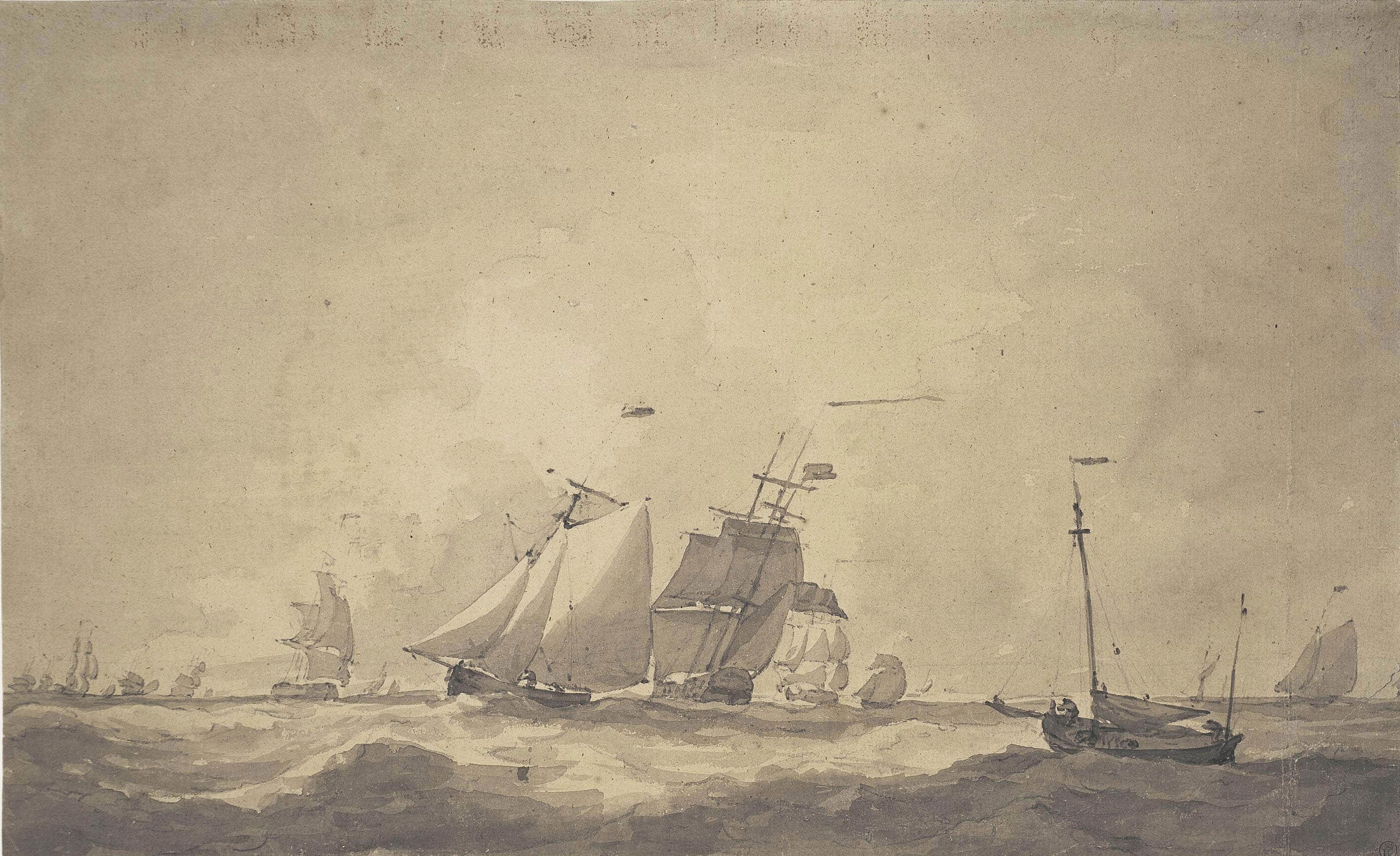 Attributed to Johannes Christiaan Schotel (Dordrecht 1787-1838 Aldaar)