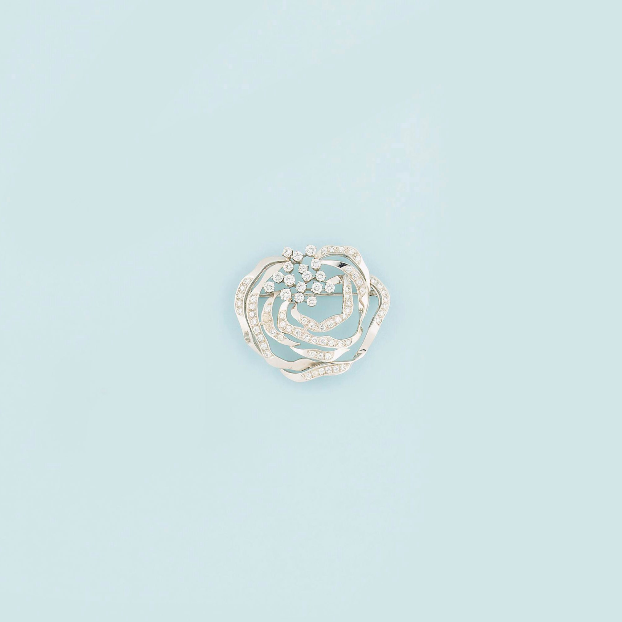 A diamond brooch