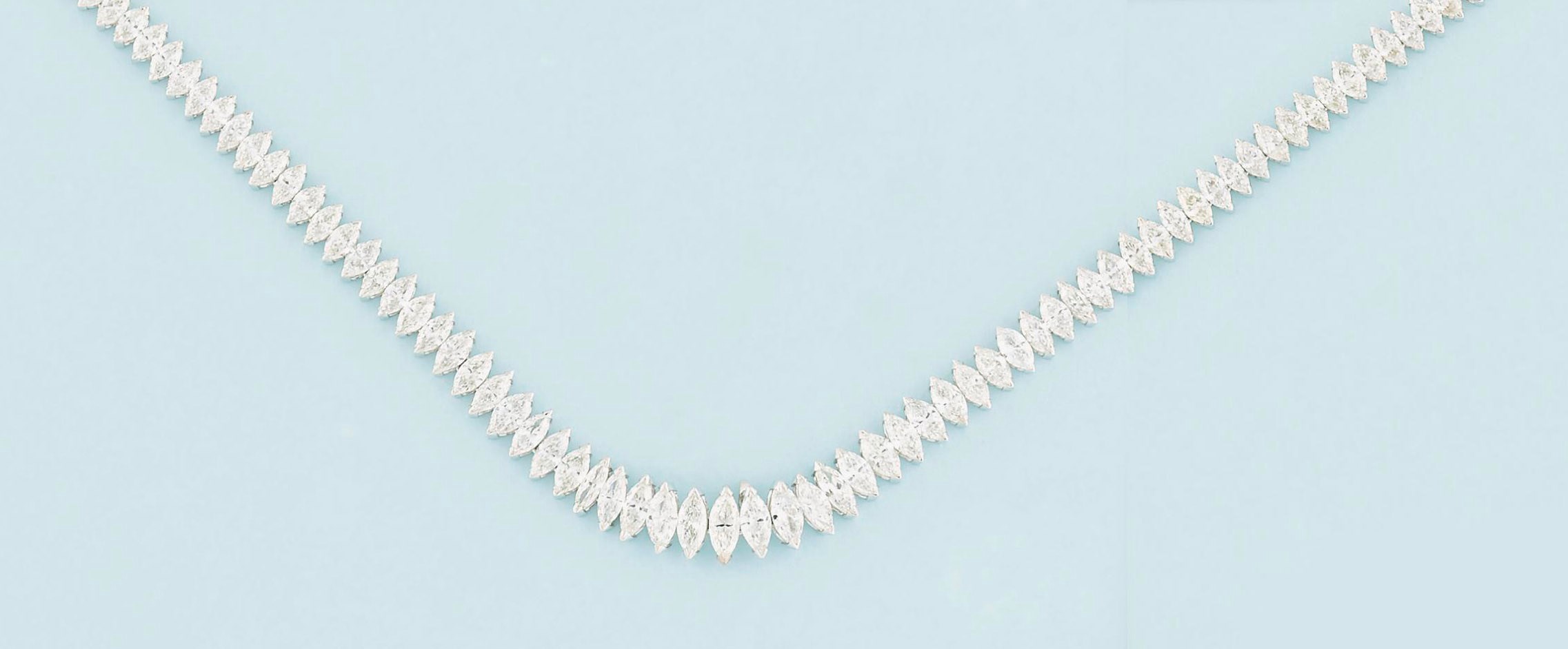 A diamond necklace