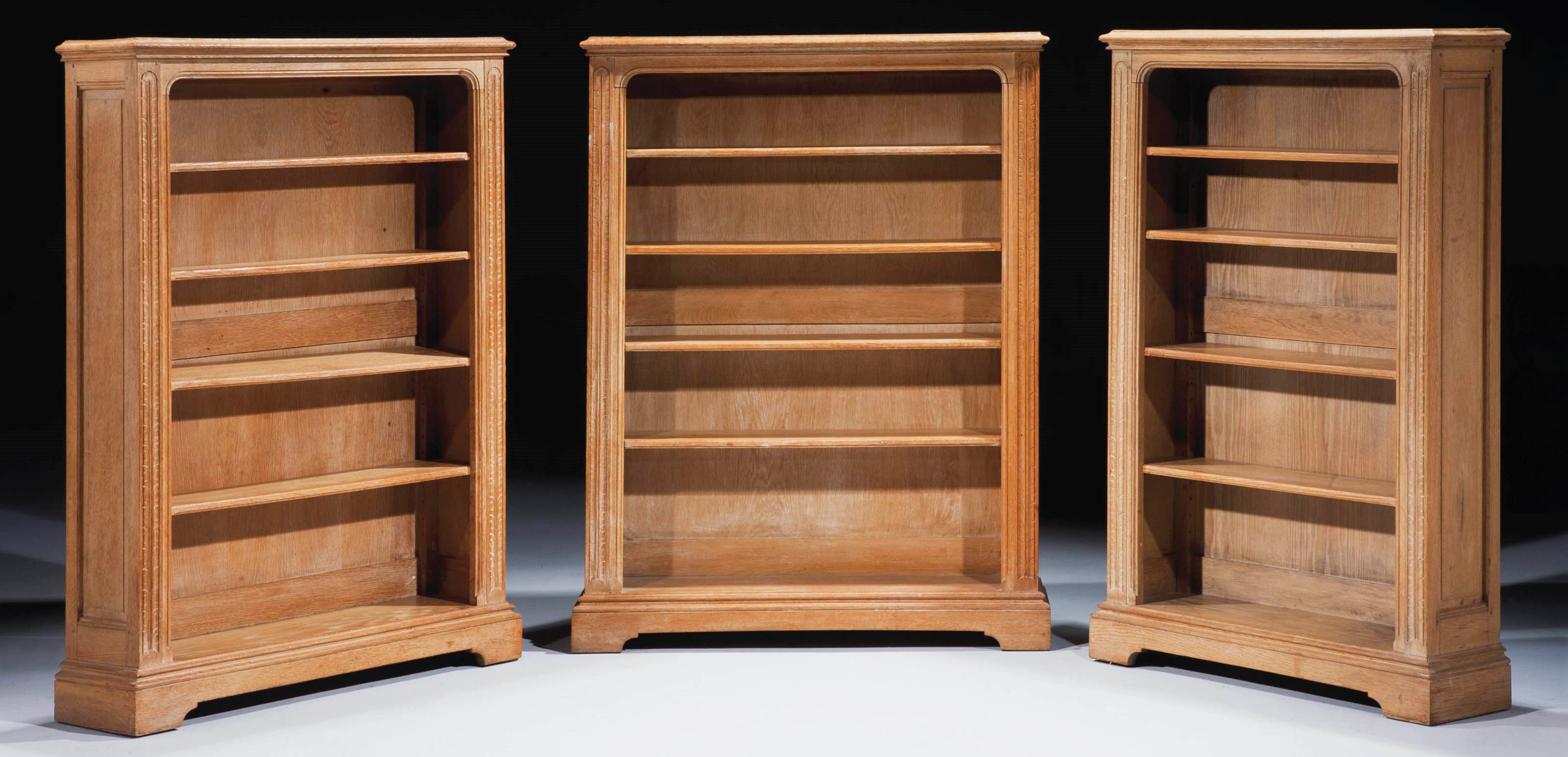SUITE DE TROIS BIBLIOTHEQUES