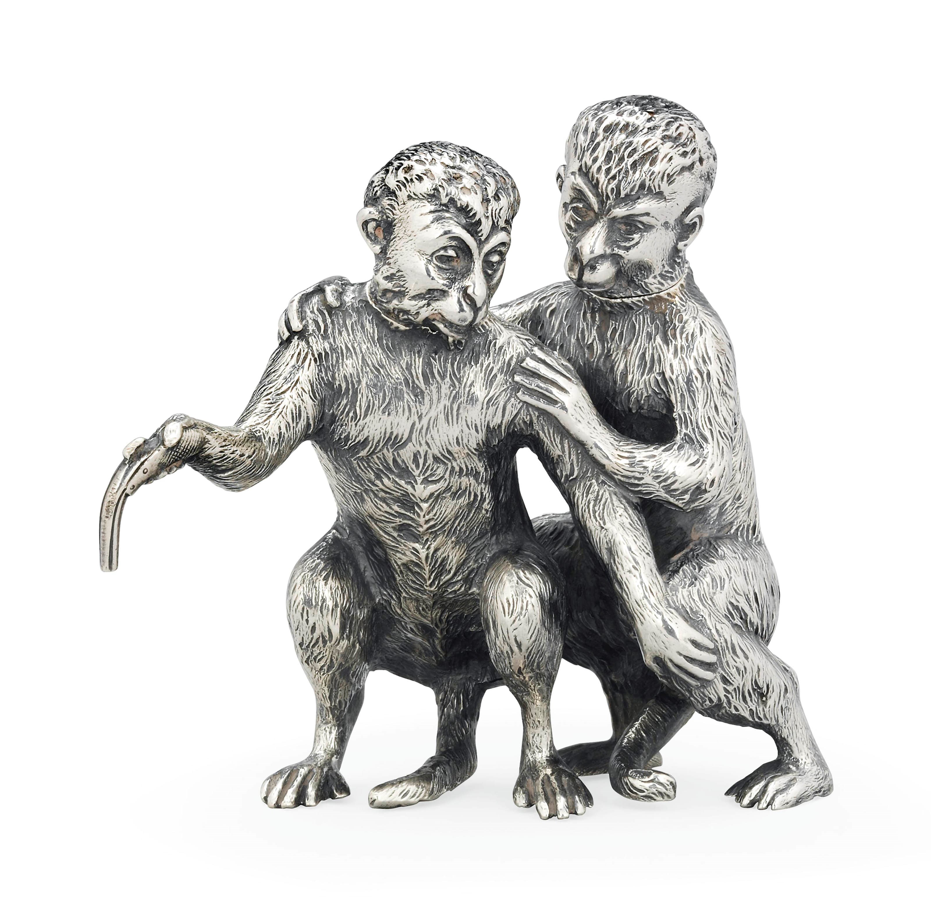 A VICTORIAN SILVER NOVELTY SPIRIT LIGHTER