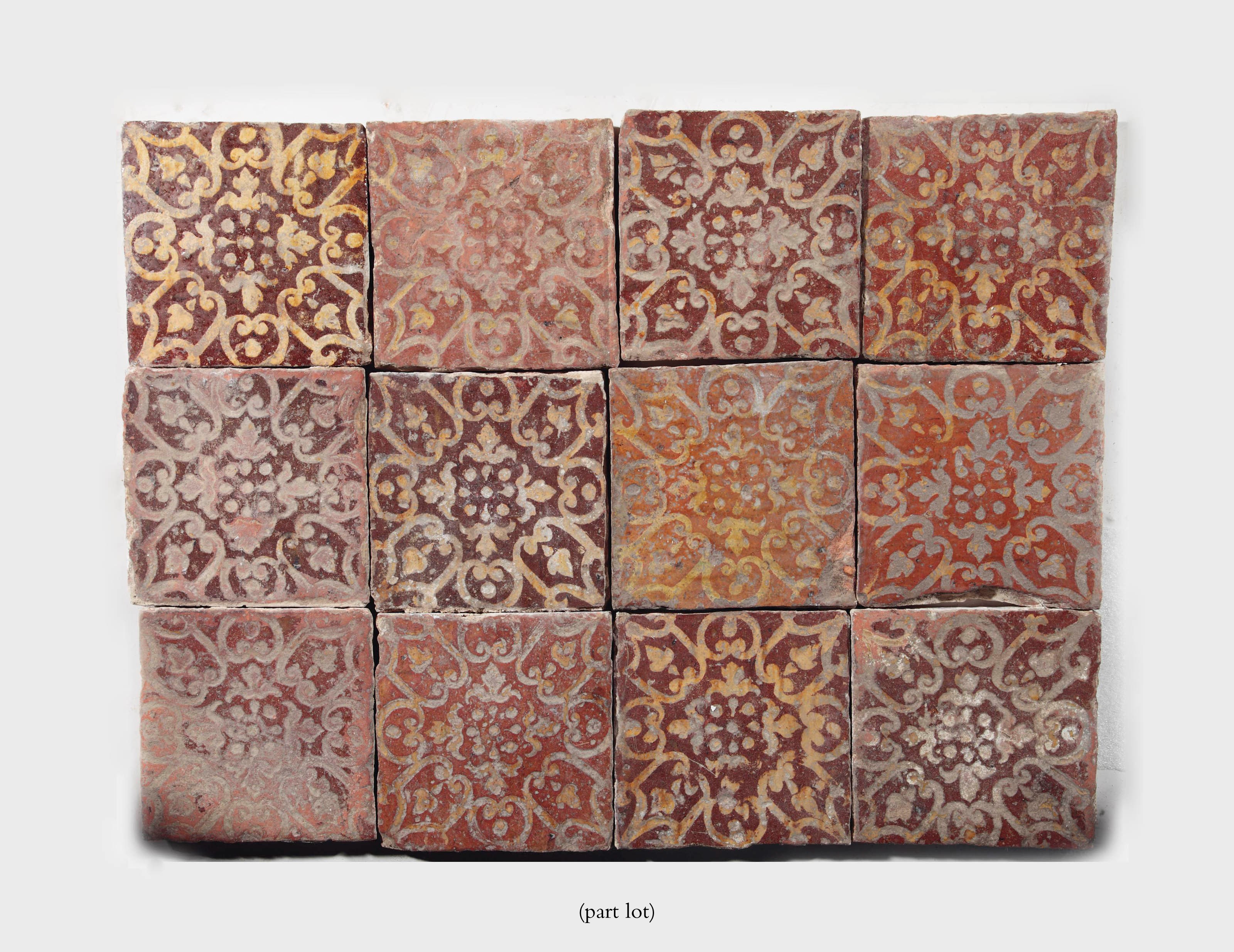A French tile floor