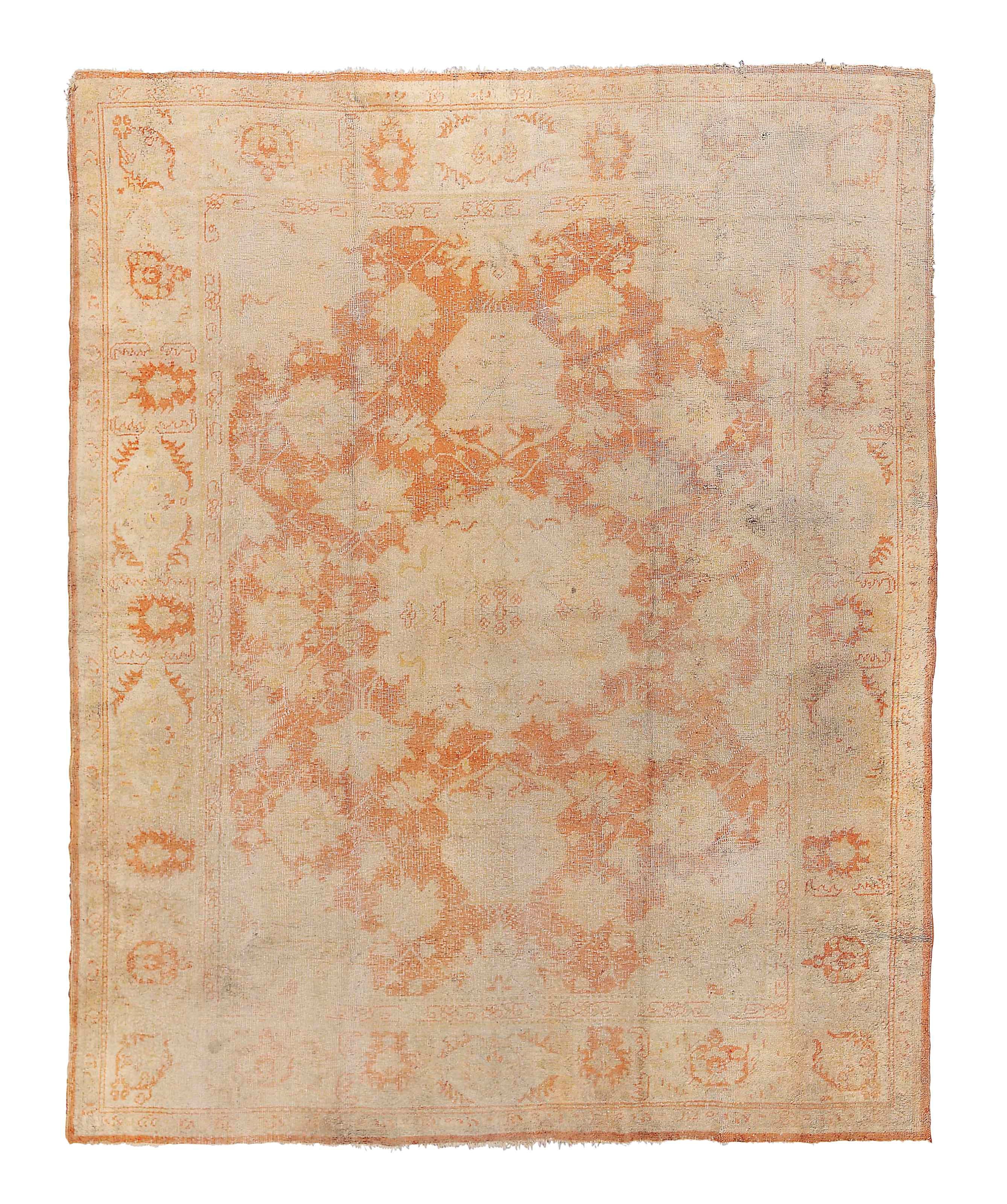 An antique Ushak carpet