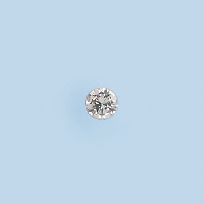 AN UNMOUNTED DIAMOND
