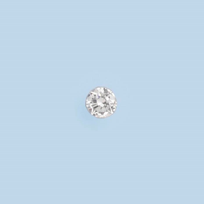 AN UNMOUNTED DIAMOND