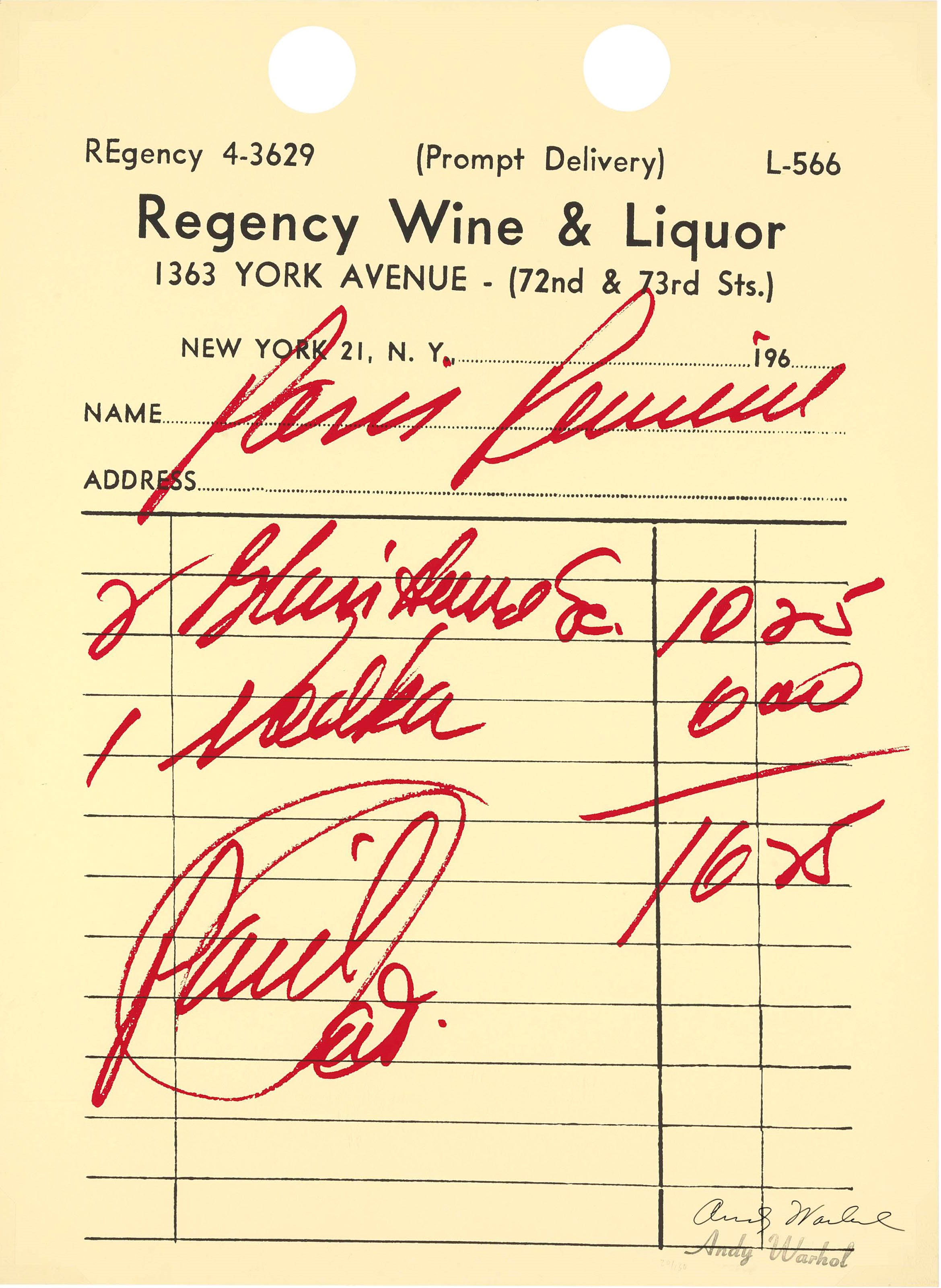 ANDY WARHOL