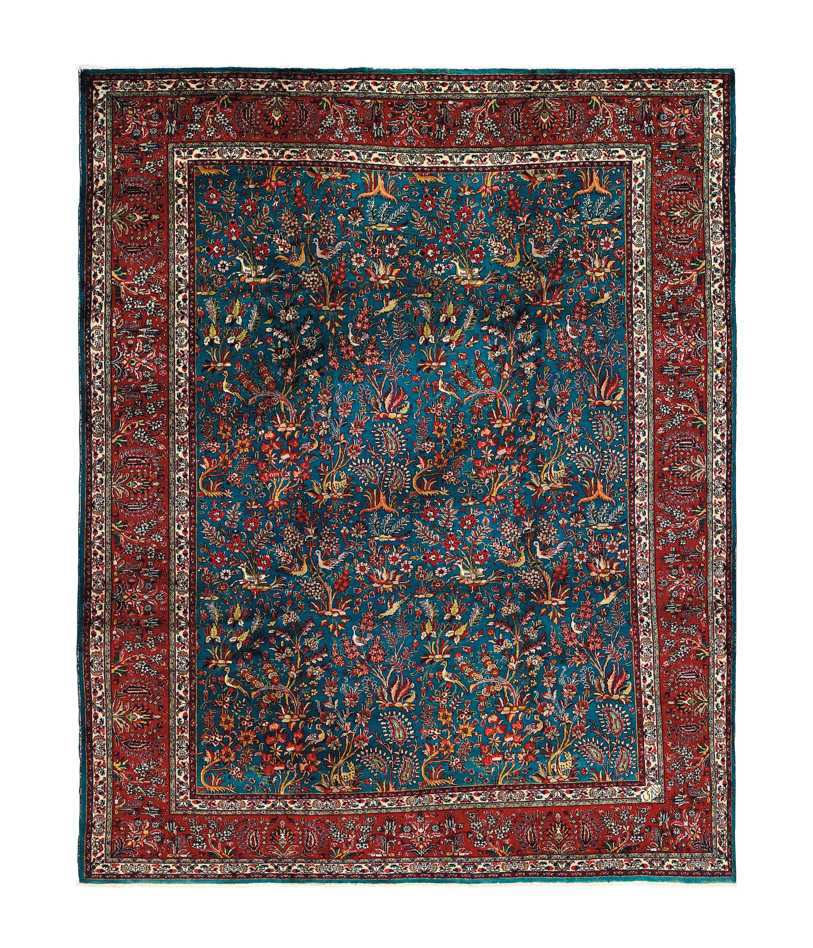A fine Tabriz carpet