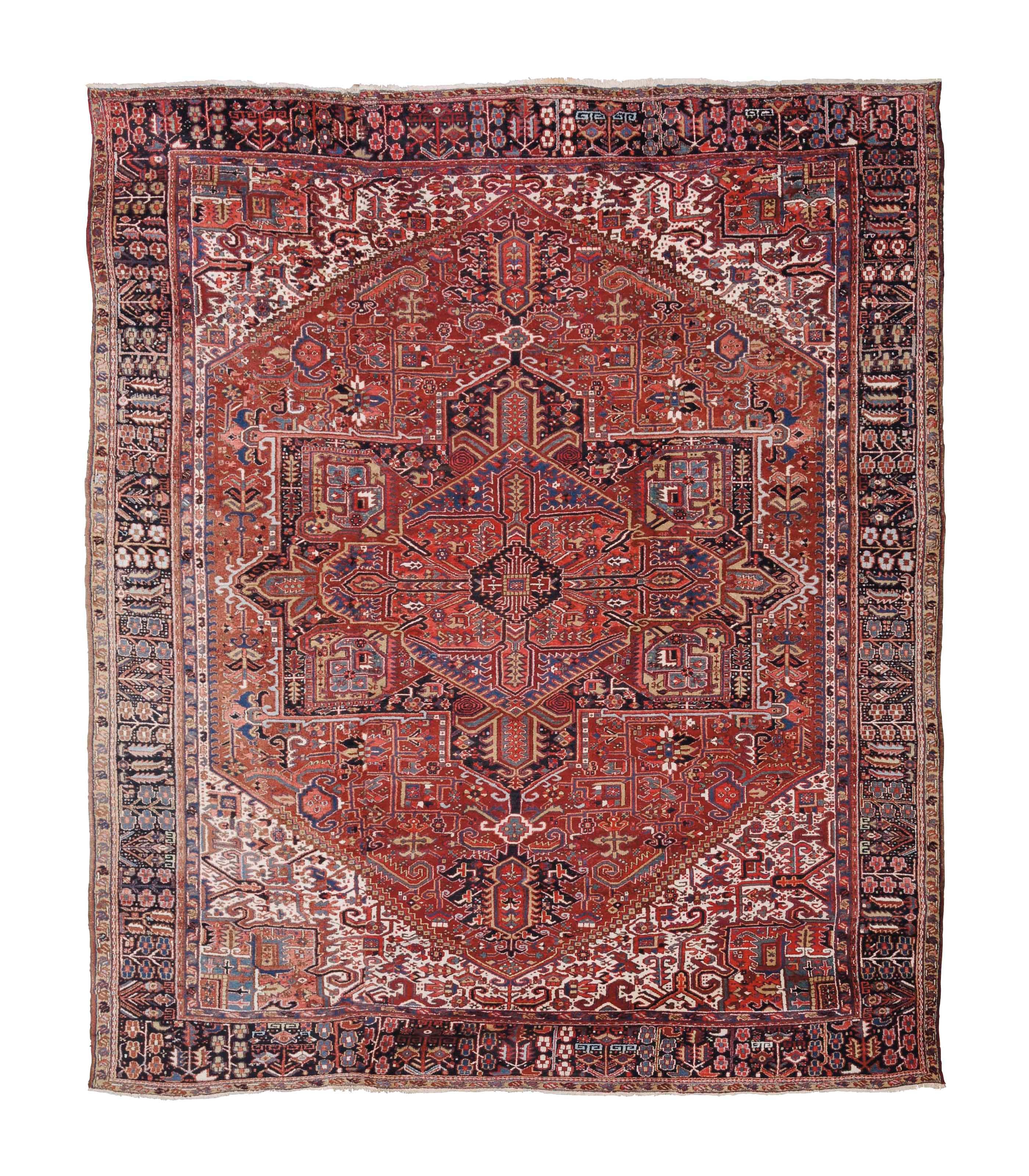 A large Heriz carpet