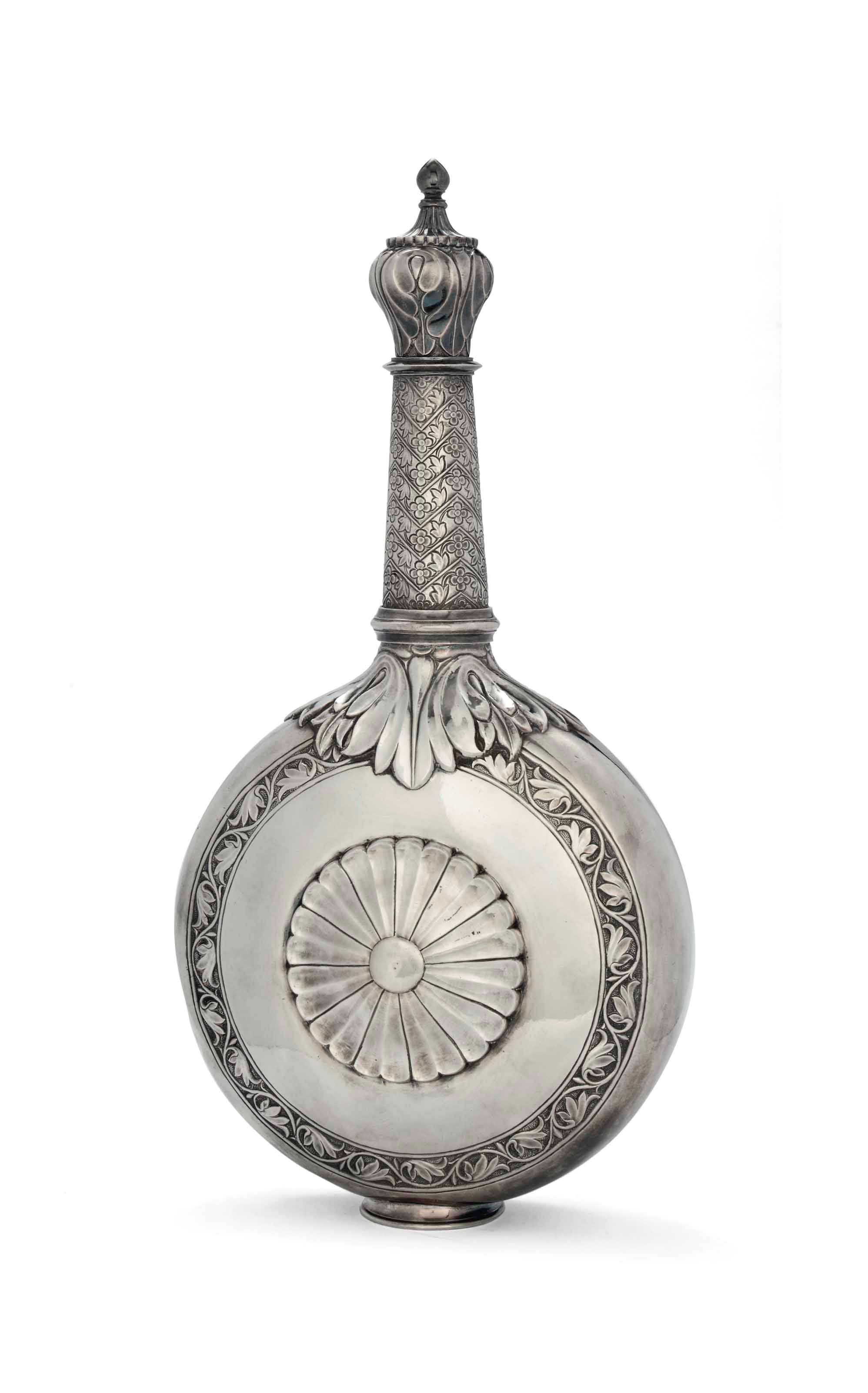 A SILVER BOTTLE